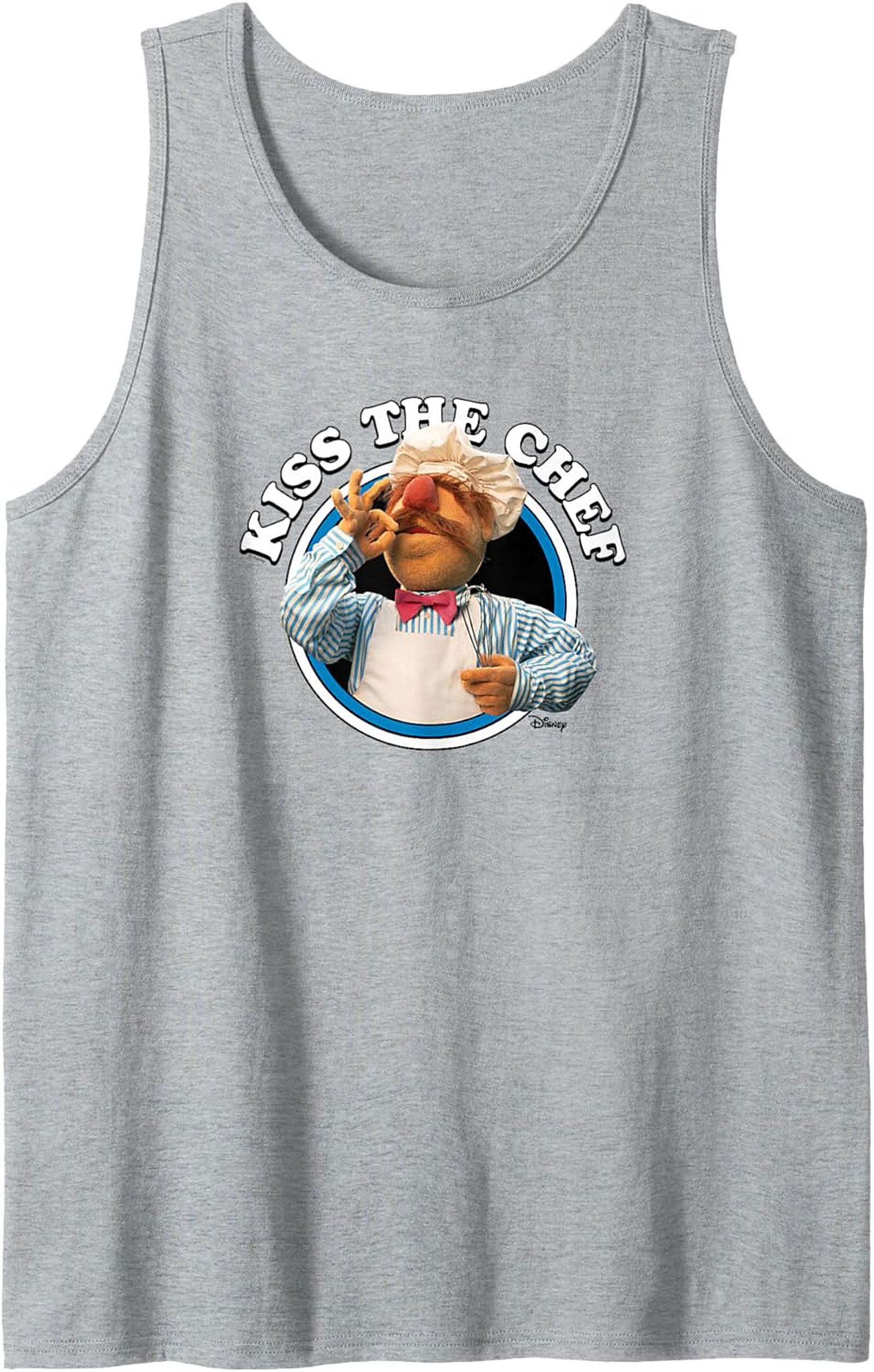 Kiss The Chef Funny Graphic Tank