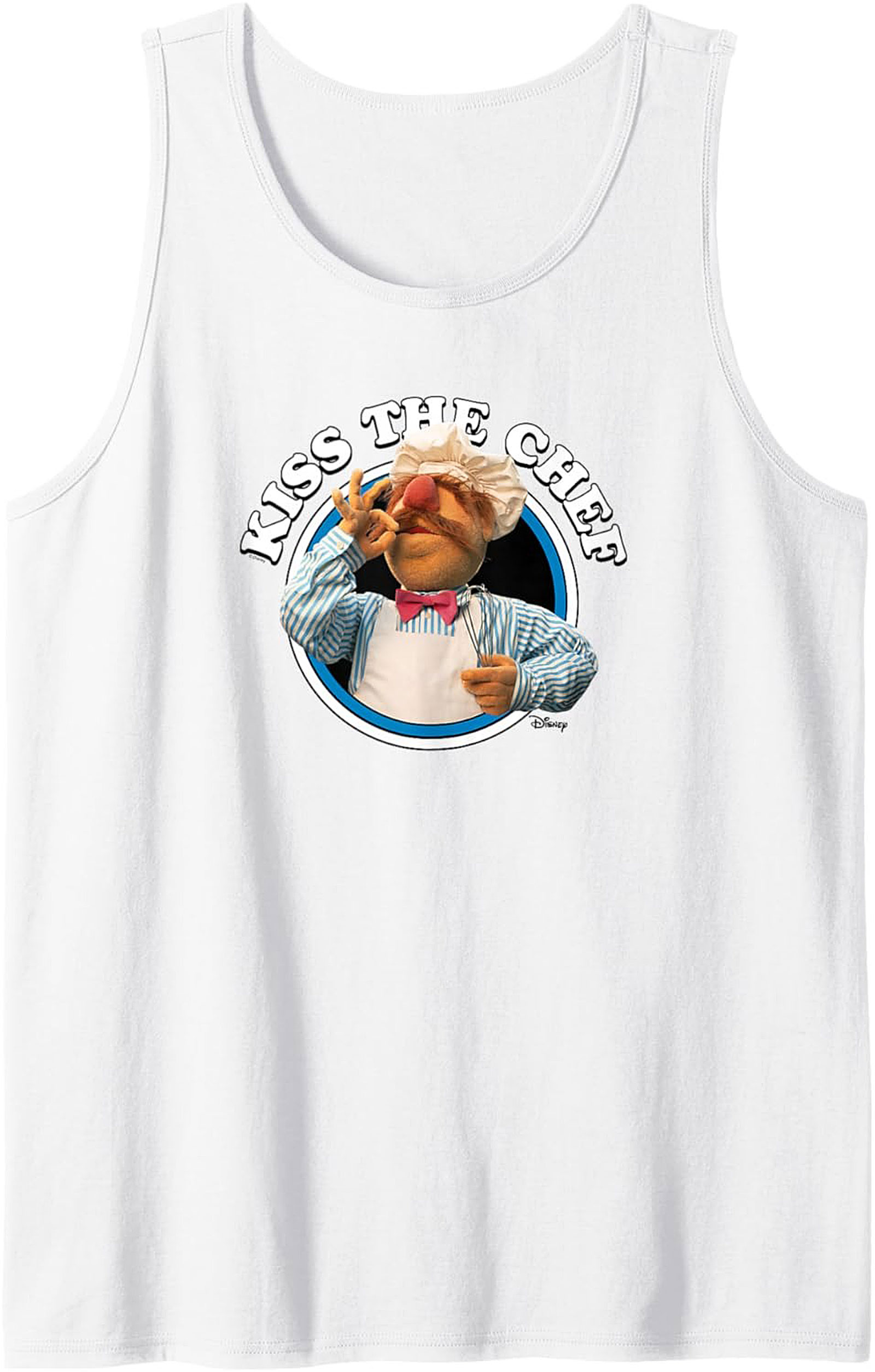 Kiss The Chef Funny Graphic Tank