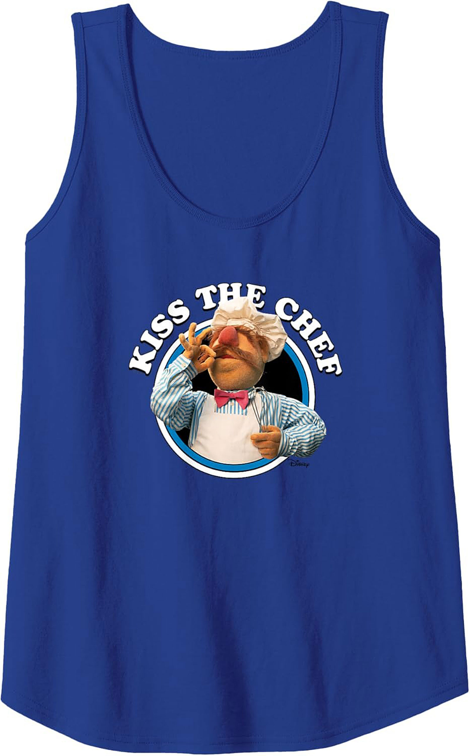 Kiss The Chef Funny Graphic Tank