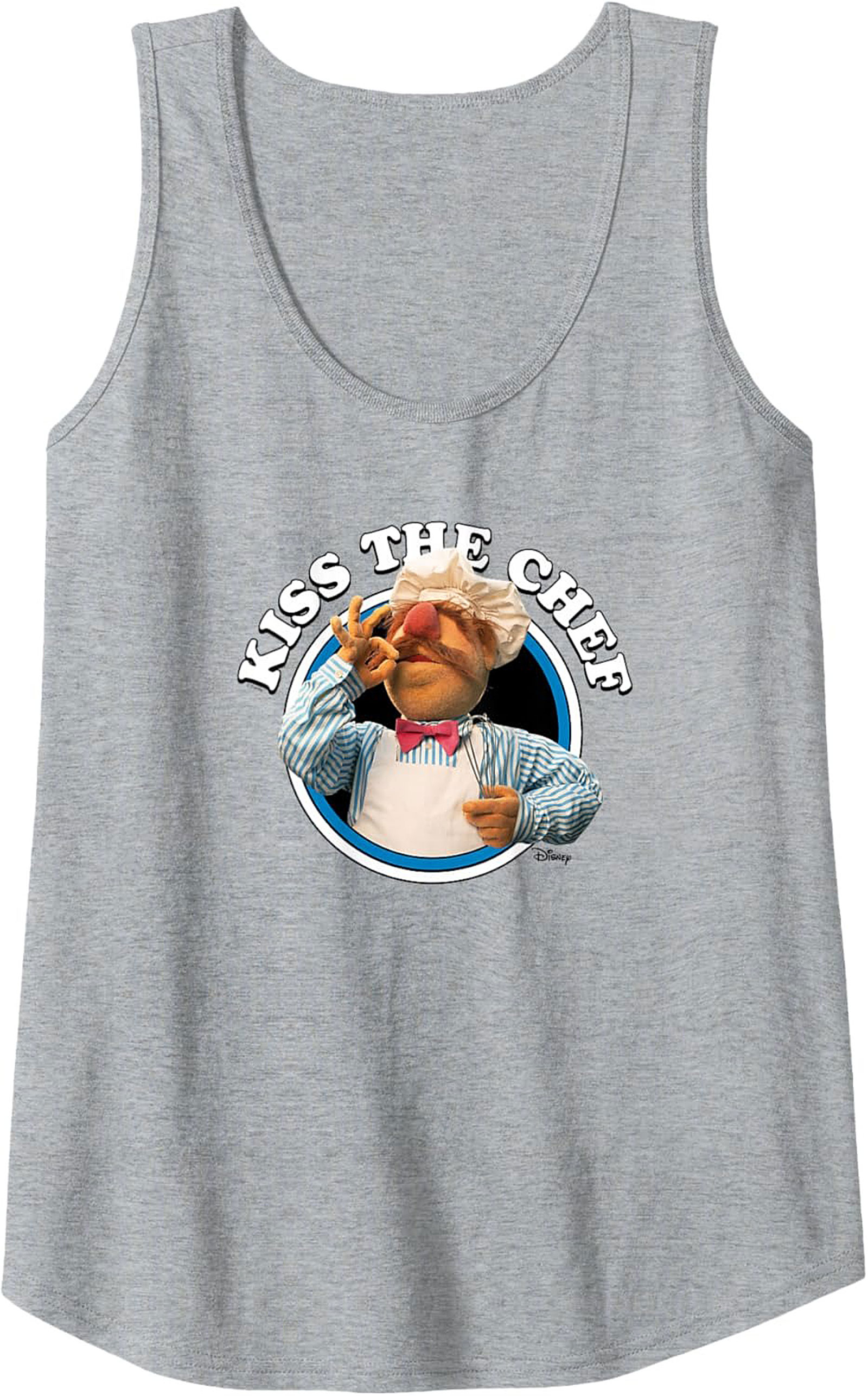 Kiss The Chef Funny Graphic Tank
