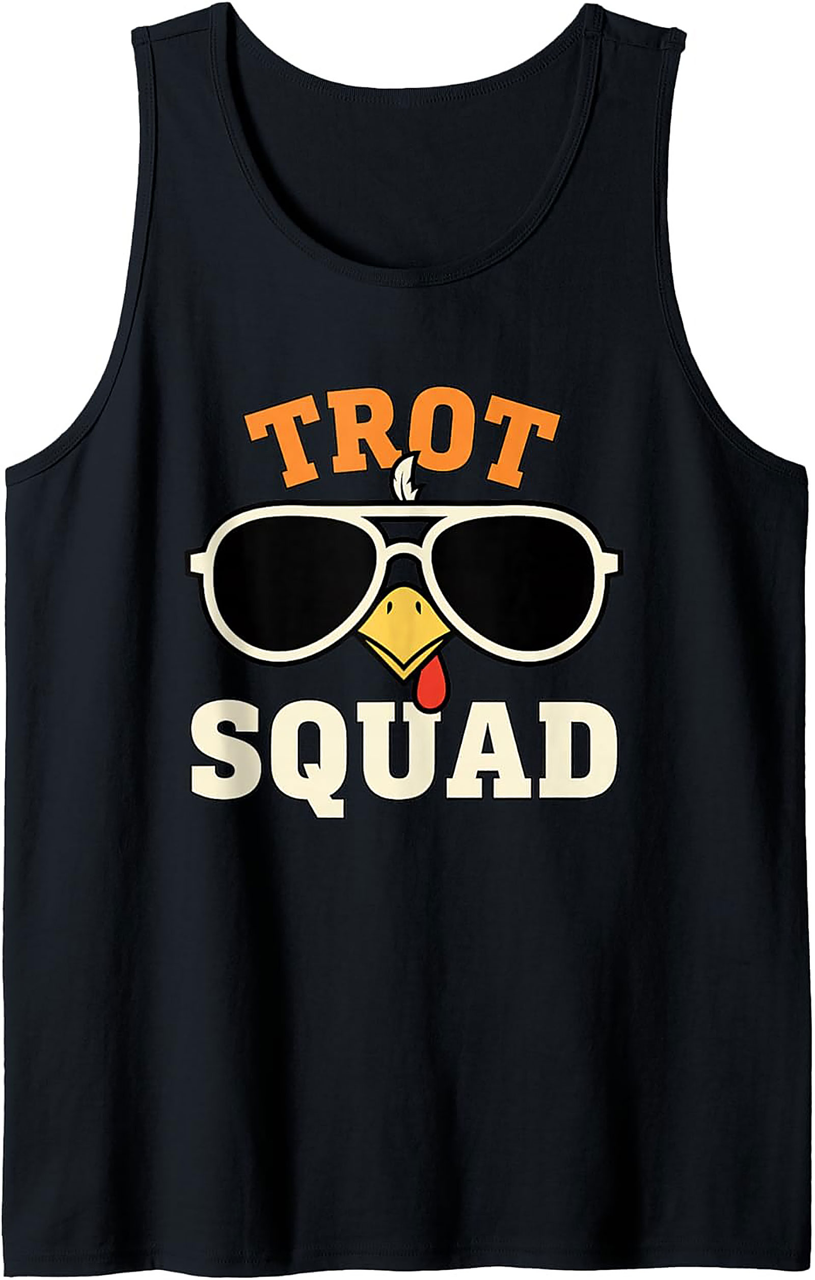 Trot Squad Turkey Trot Tank Top | Thanksgiving Graphic Tank