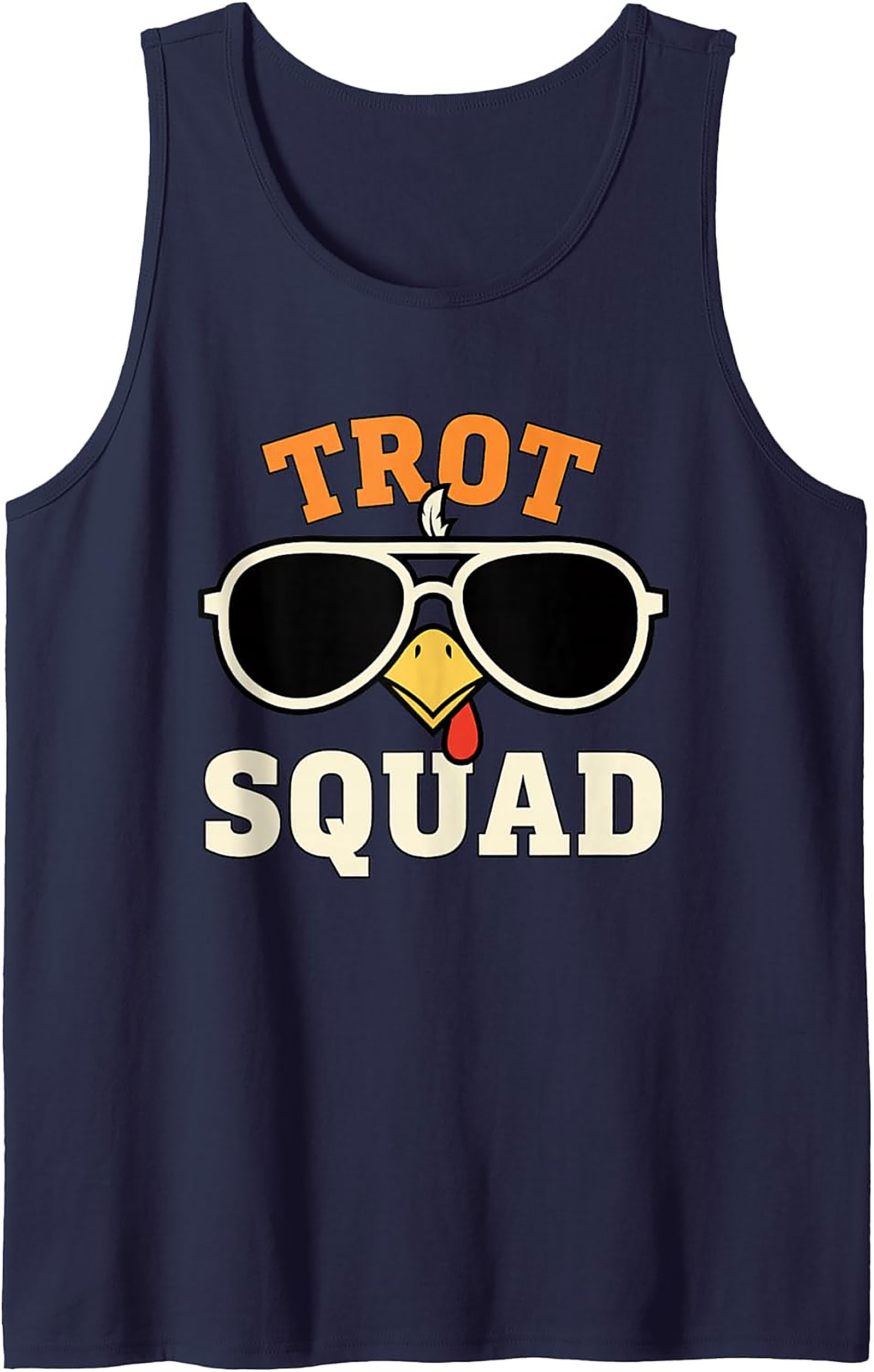 Trot Squad Turkey Trot Tank Top | Thanksgiving Graphic Tank