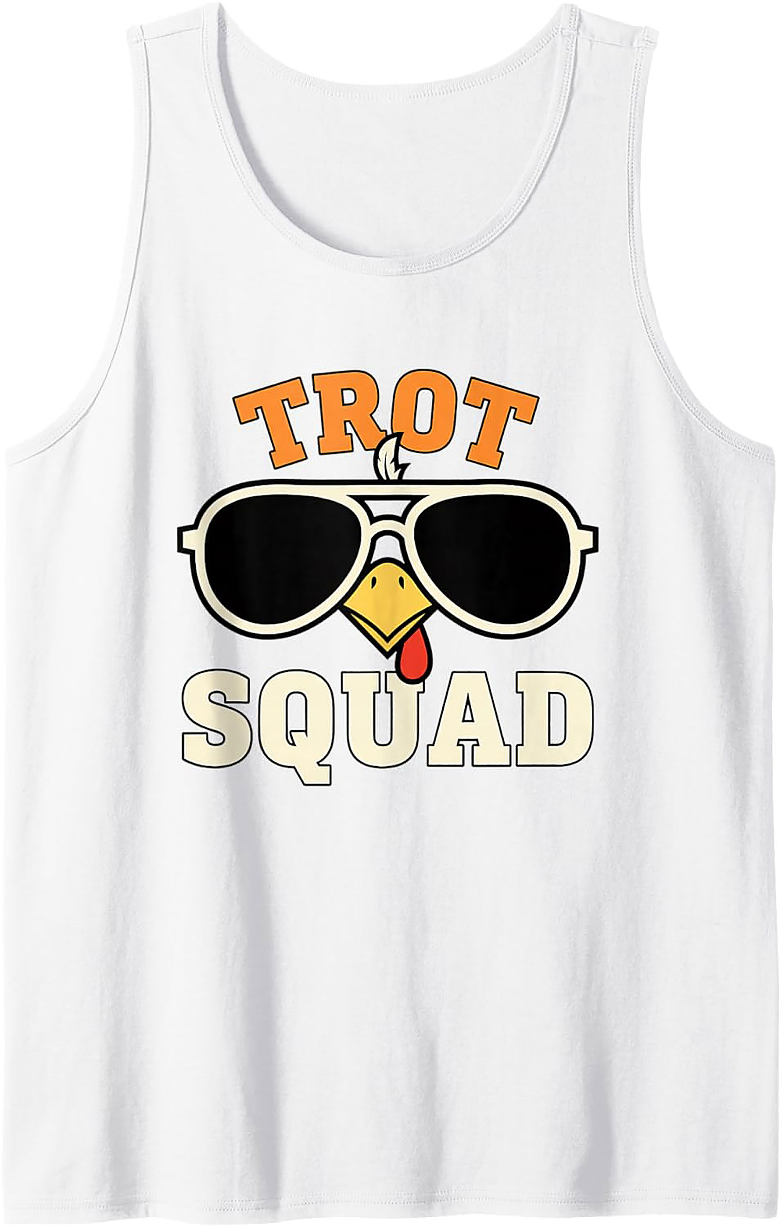 Trot Squad Turkey Trot Tank Top | Thanksgiving Graphic Tank