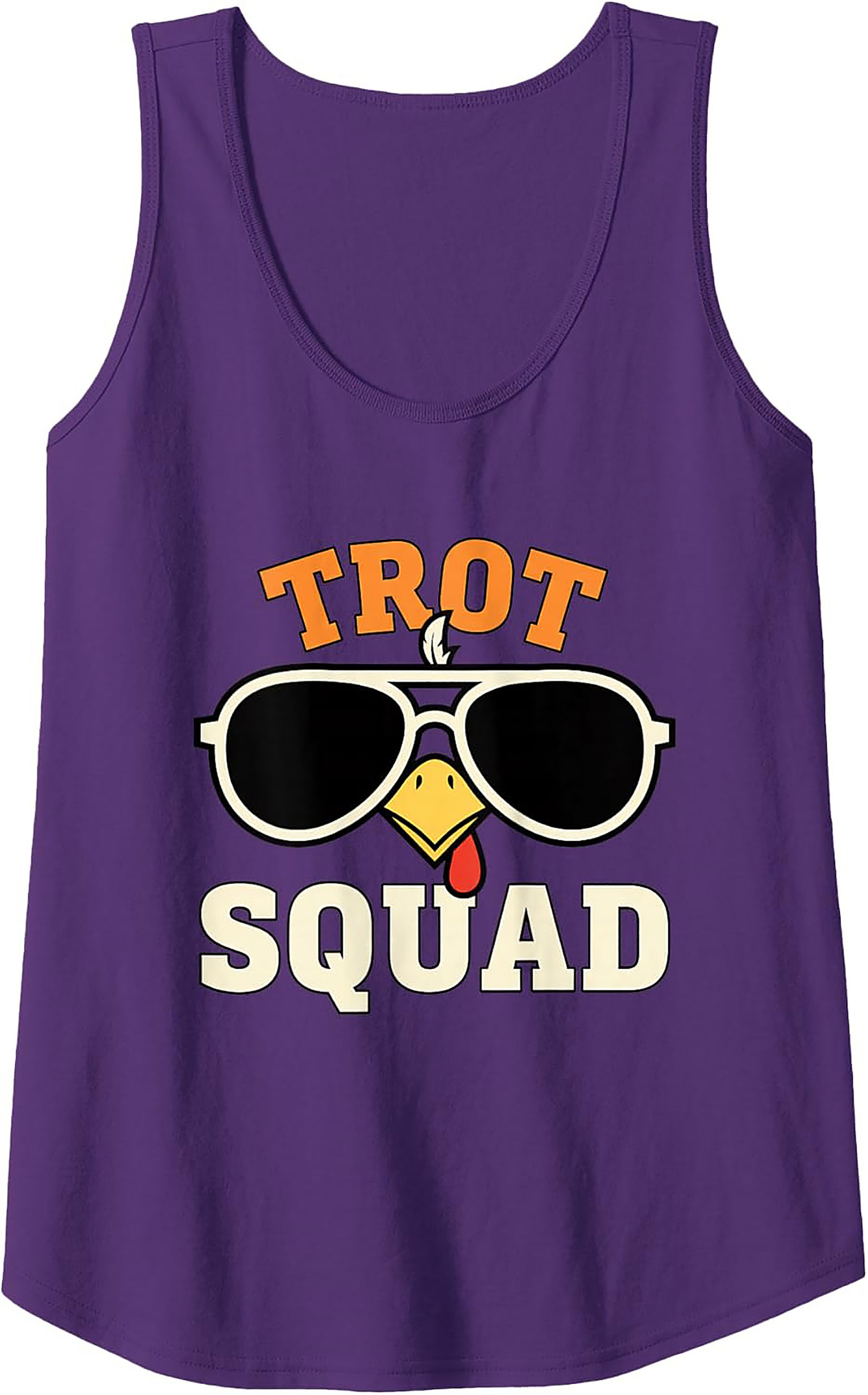Trot Squad Turkey Trot Tank Top | Thanksgiving Graphic Tank