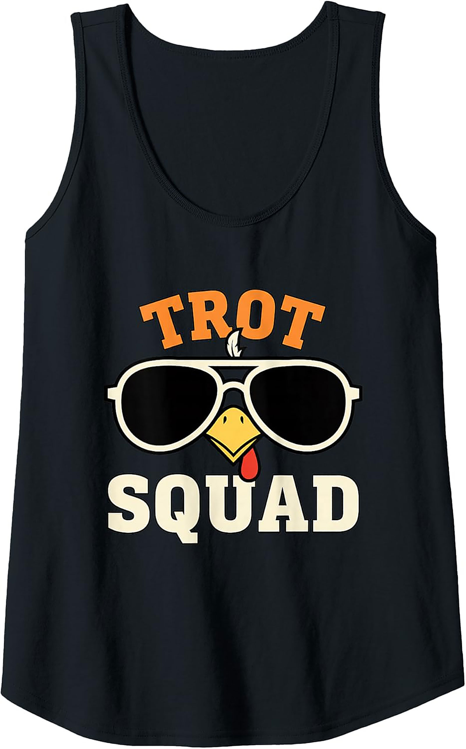 Trot Squad Turkey Trot Tank Top | Thanksgiving Graphic Tank