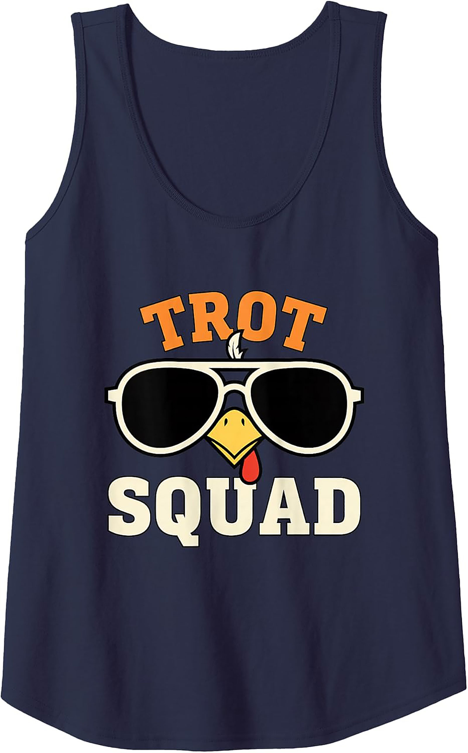 Trot Squad Turkey Trot Tank Top | Thanksgiving Graphic Tank