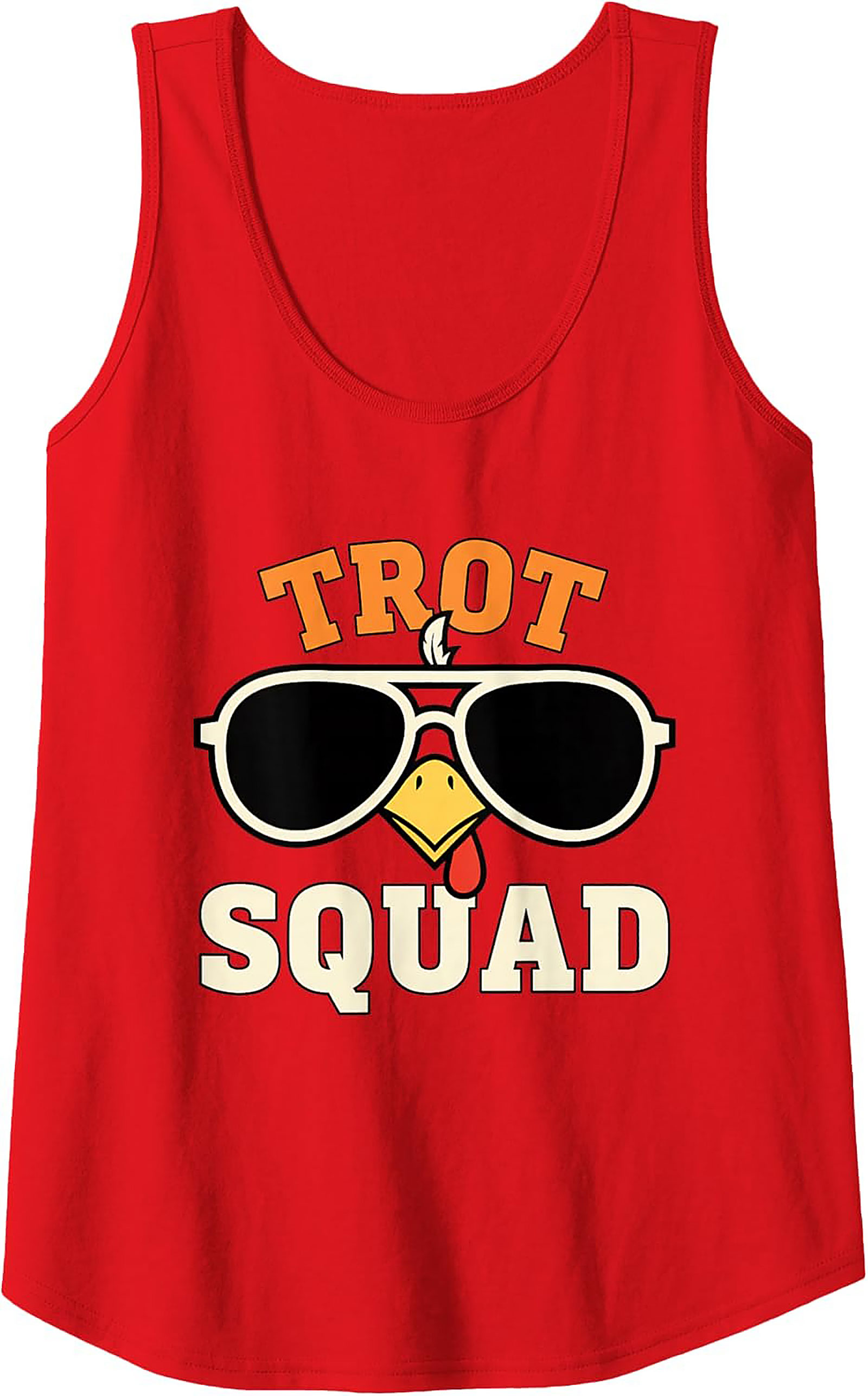 Trot Squad Turkey Trot Tank Top | Thanksgiving Graphic Tank