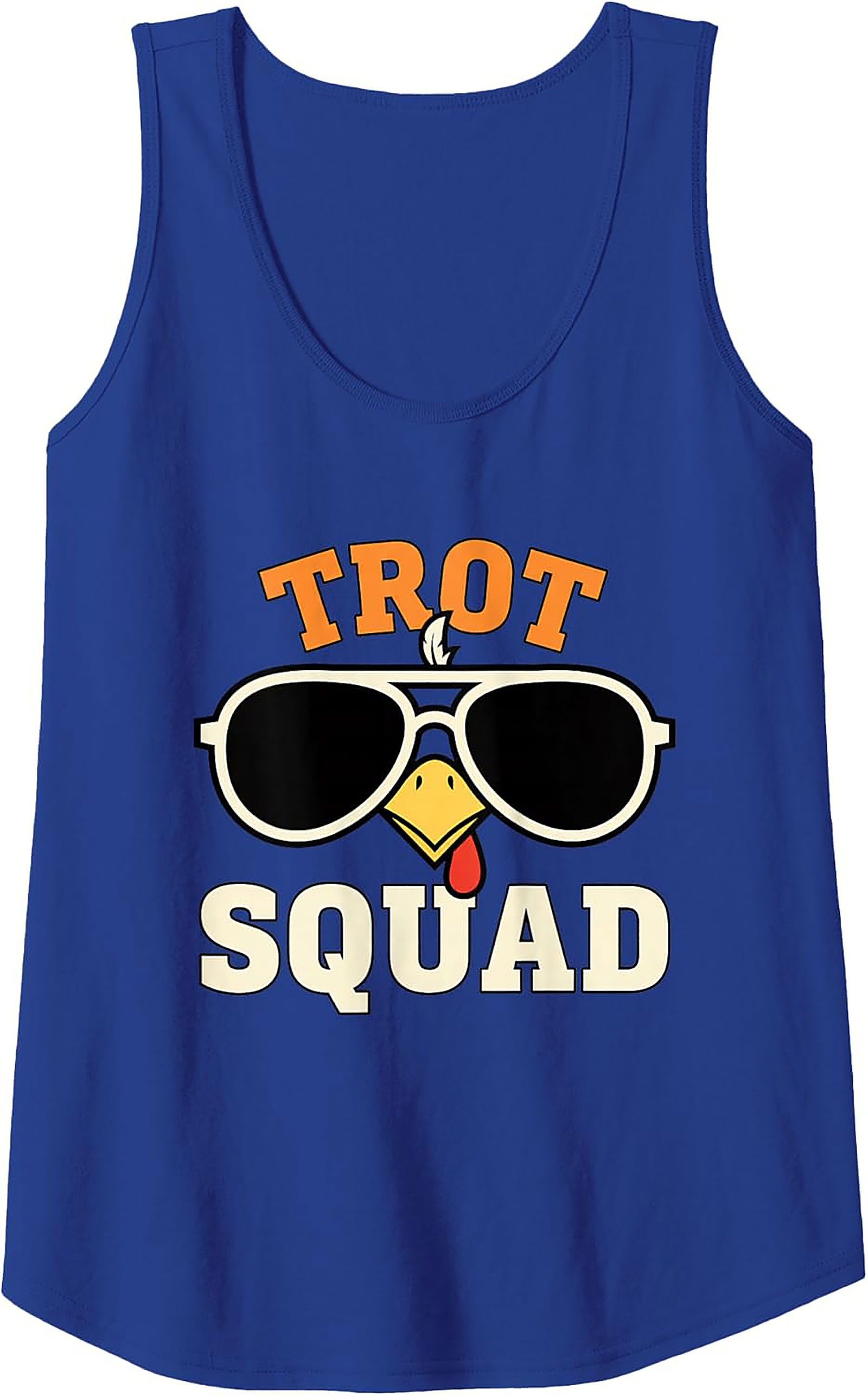Trot Squad Turkey Trot Tank Top | Thanksgiving Graphic Tank