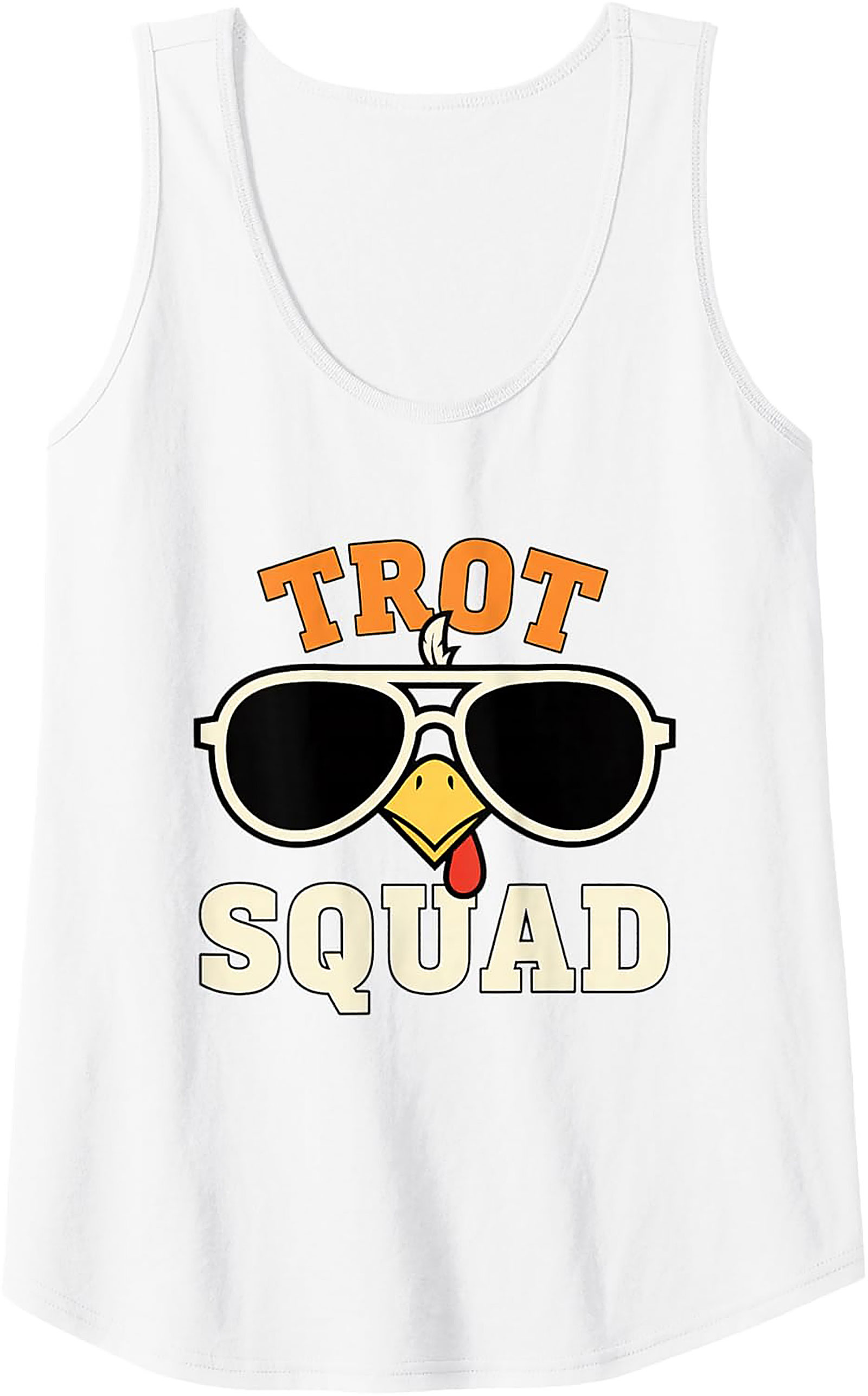 Trot Squad Turkey Trot Tank Top | Thanksgiving Graphic Tank