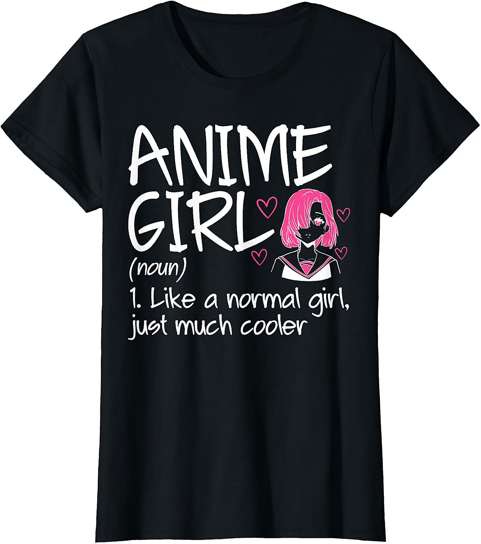 Anime Girl Definition T-shirt | Funny Graphic Tee Gift