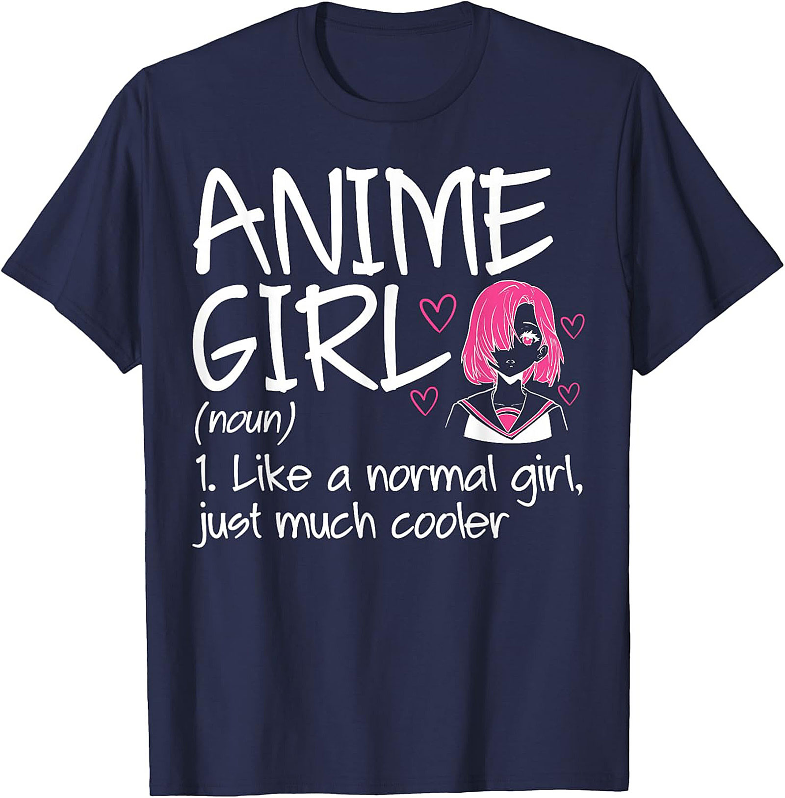 Anime Girl Definition T-shirt | Funny Graphic Tee Gift