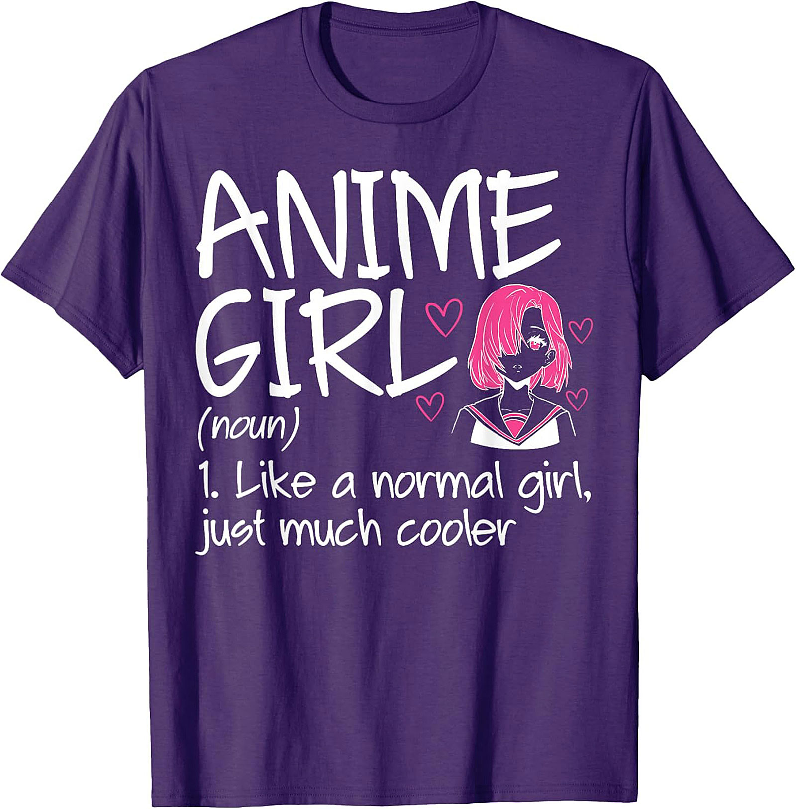 Anime Girl Definition T-shirt | Funny Graphic Tee Gift
