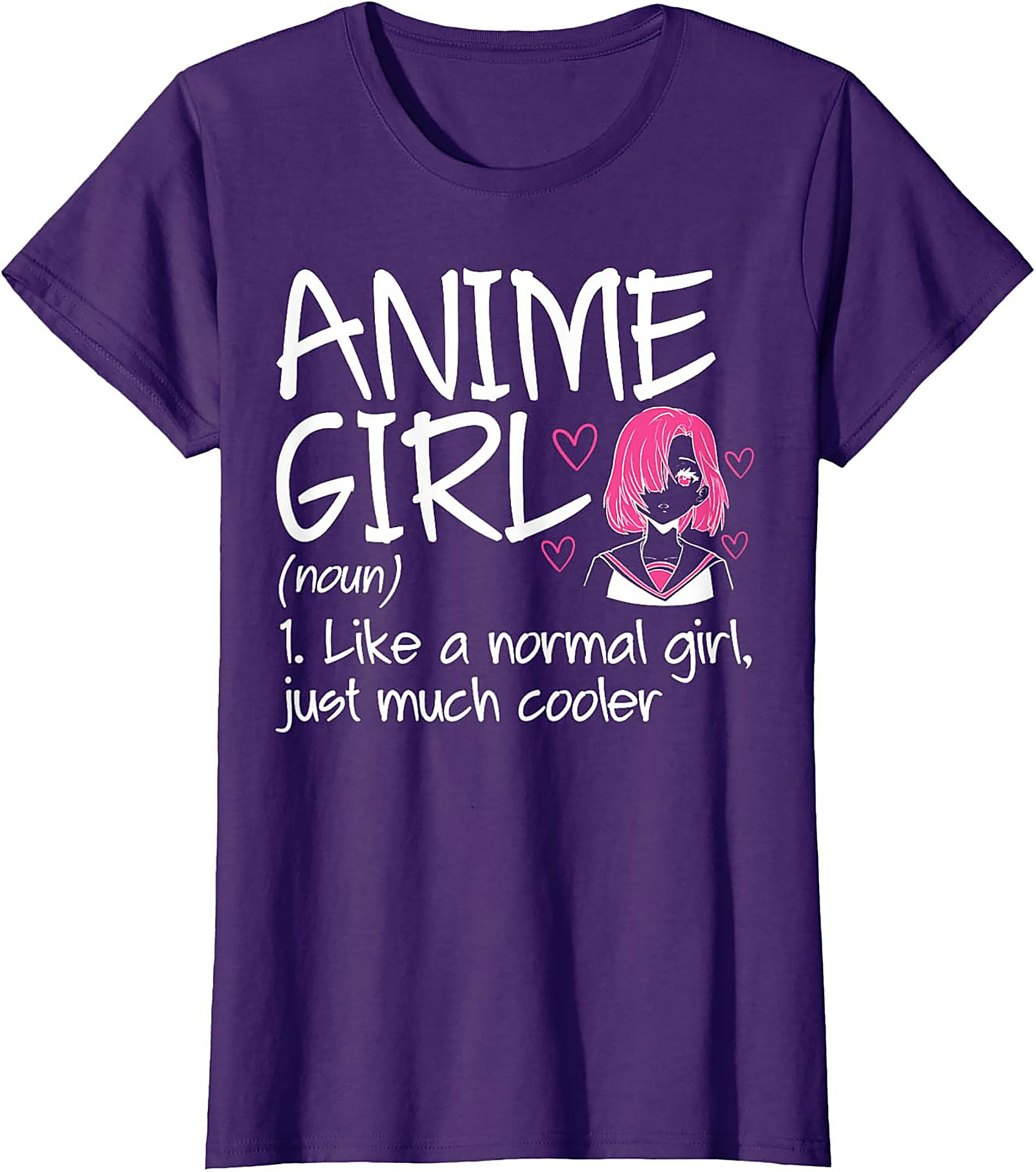 Anime Girl Definition T-shirt | Funny Graphic Tee Gift