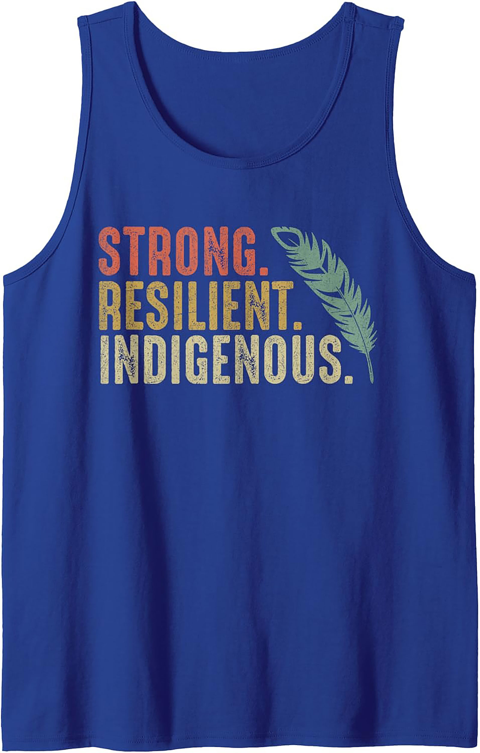 Indigenous Pride Tank Top Strong Resilient Graphic Tank