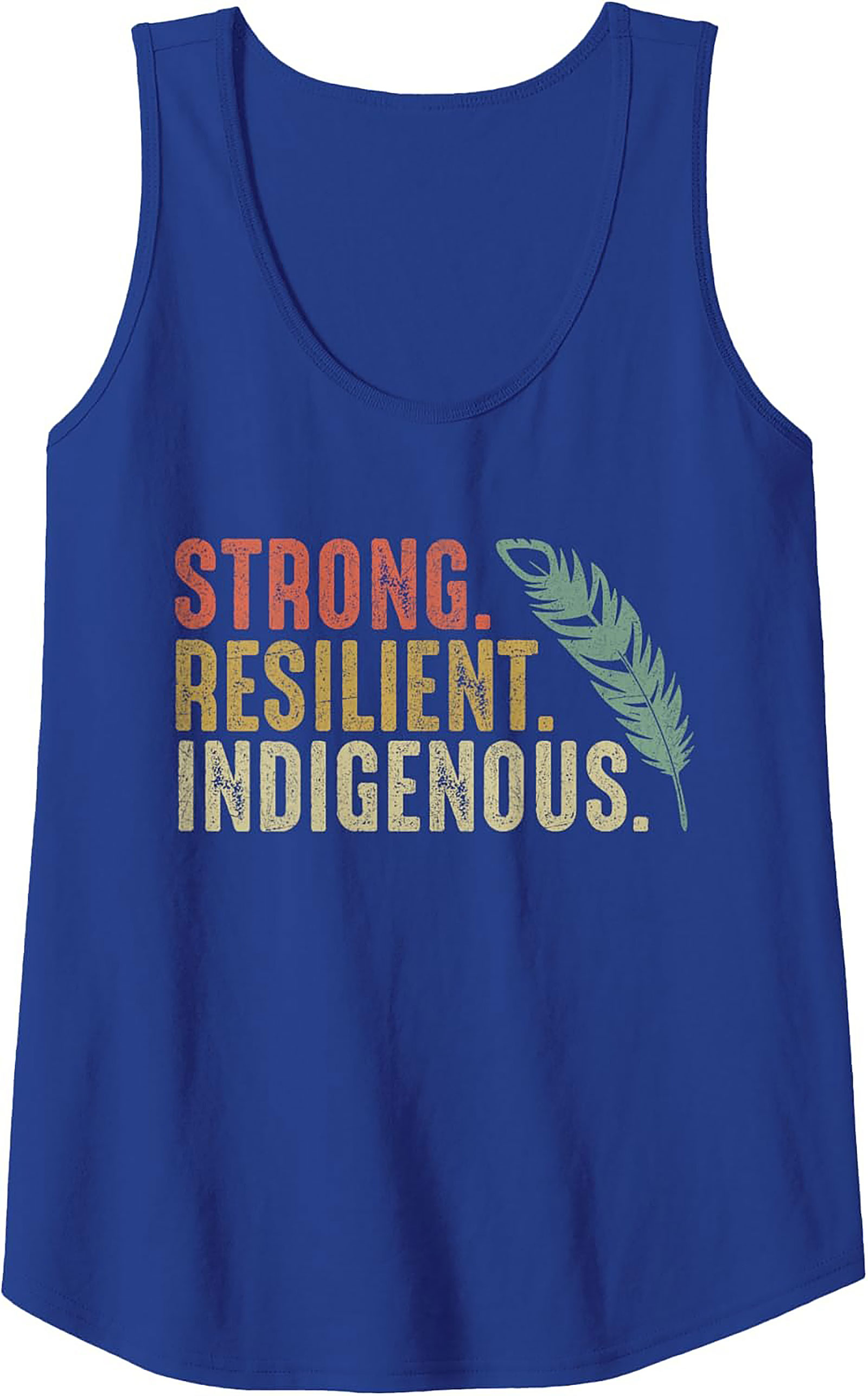 Indigenous Pride Tank Top Strong Resilient Graphic Tank