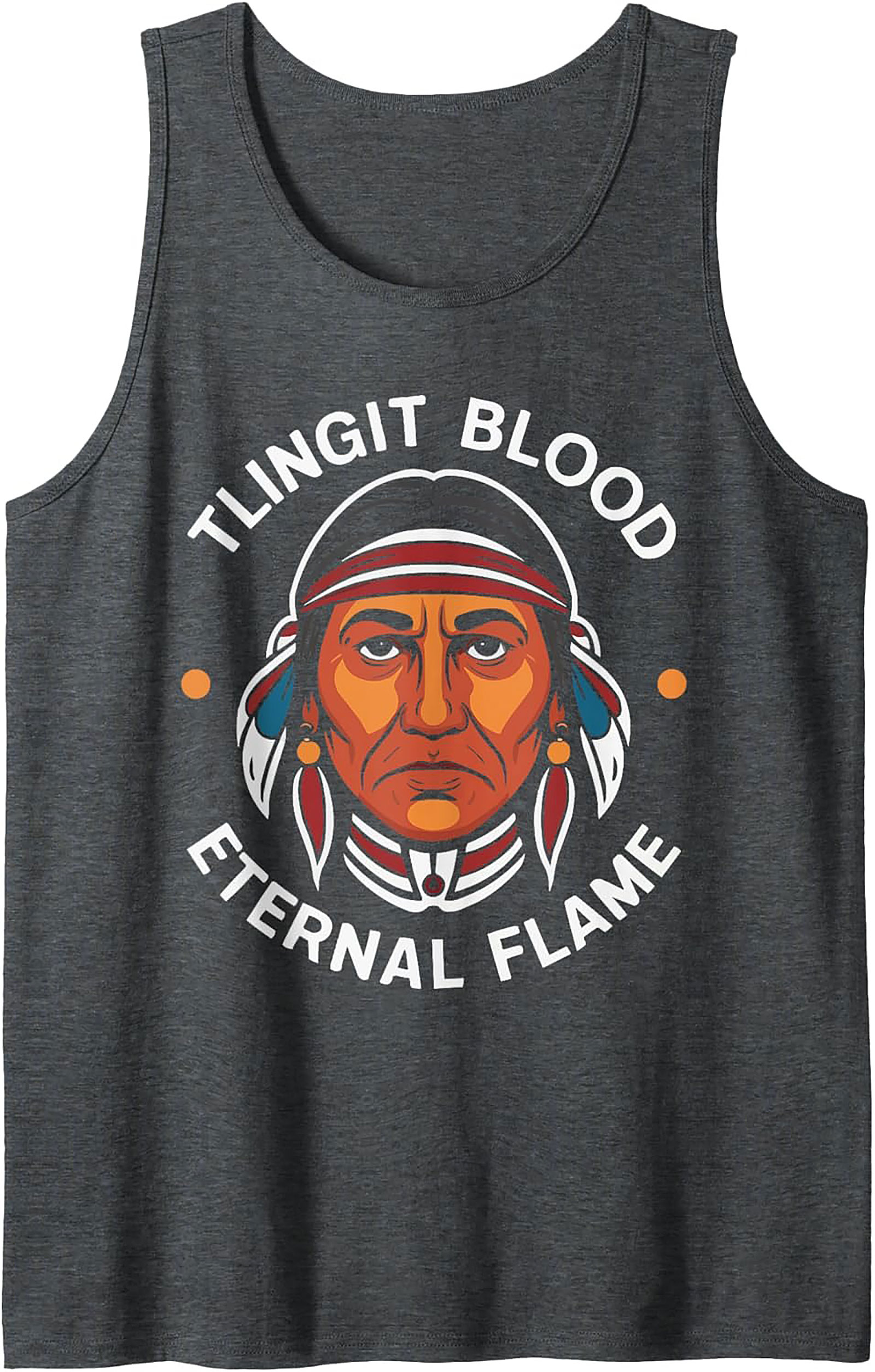 Tlingit Pride Tank Top Eternal Flame Sleeveless Shirt
