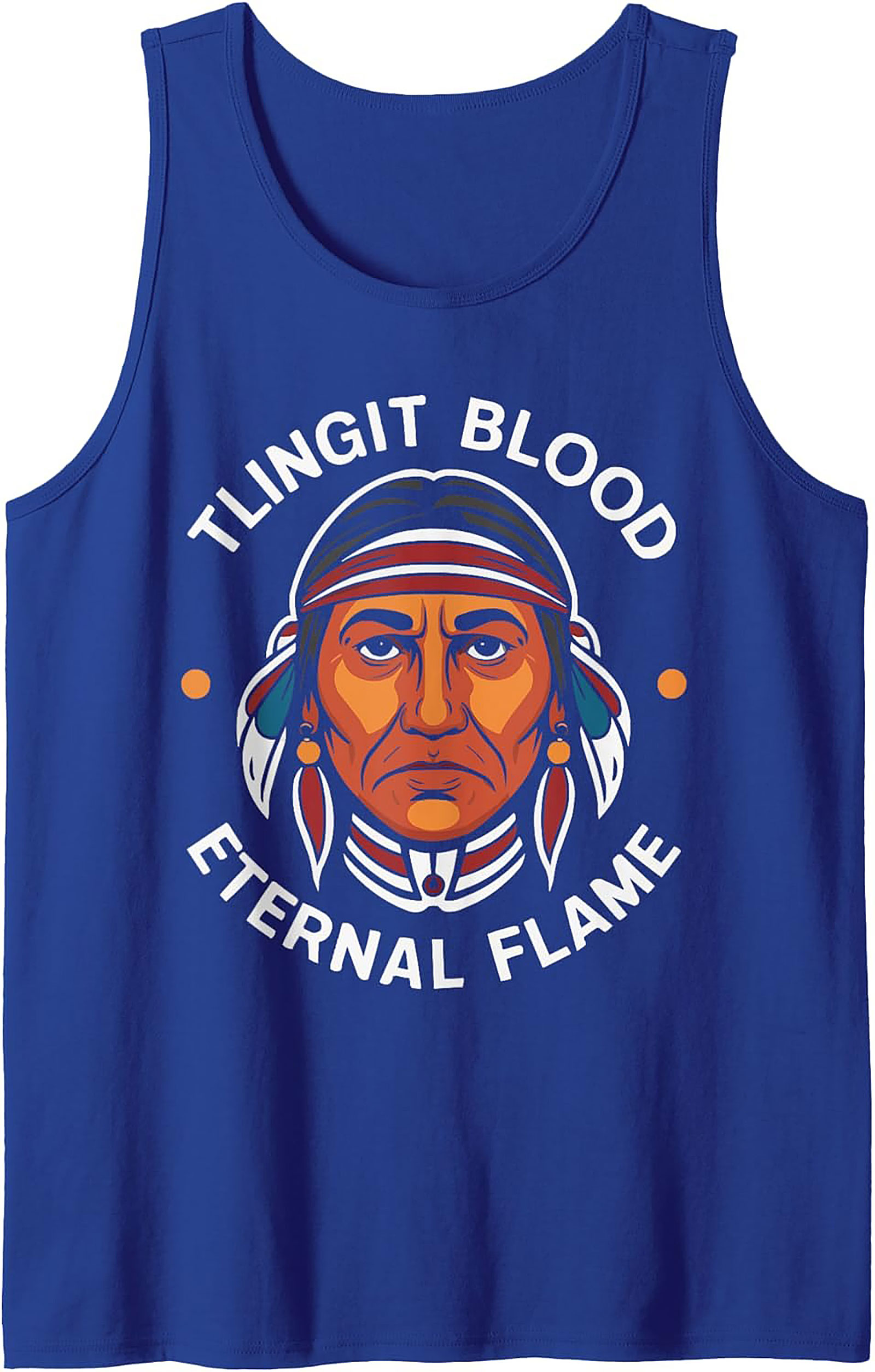 Tlingit Pride Tank Top Eternal Flame Sleeveless Shirt