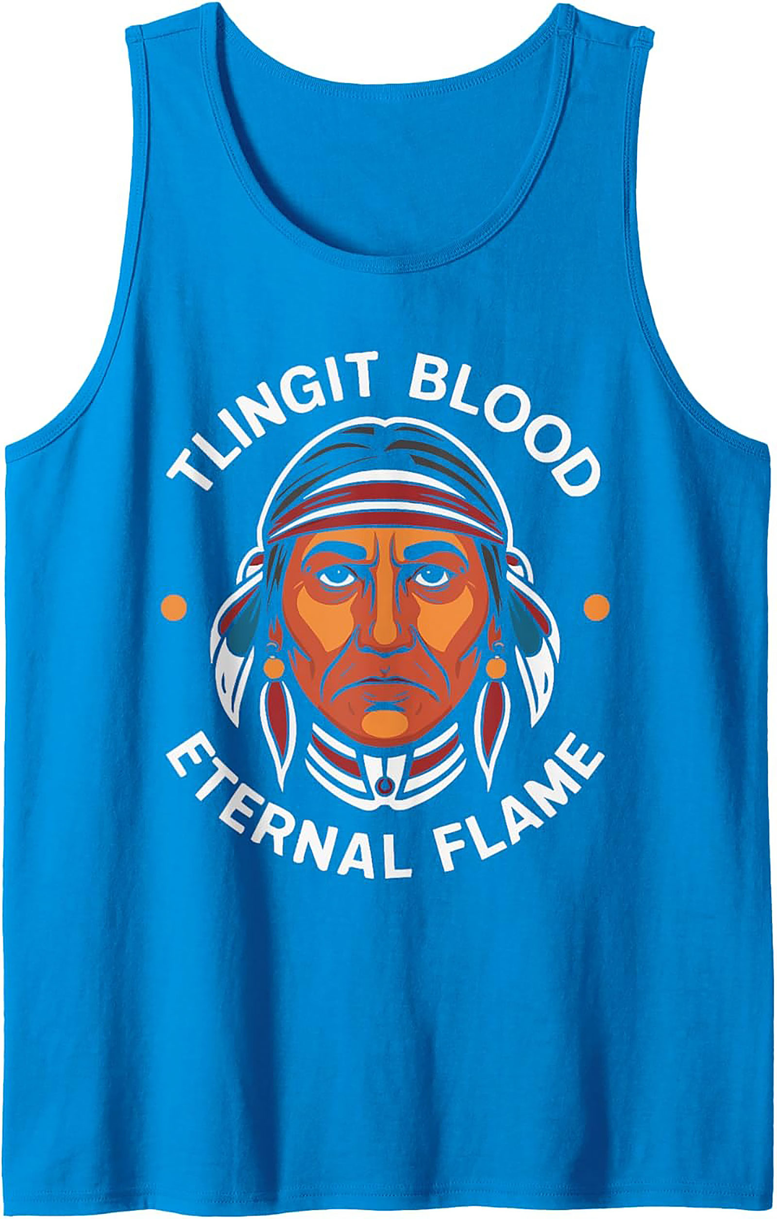 Tlingit Pride Tank Top Eternal Flame Sleeveless Shirt