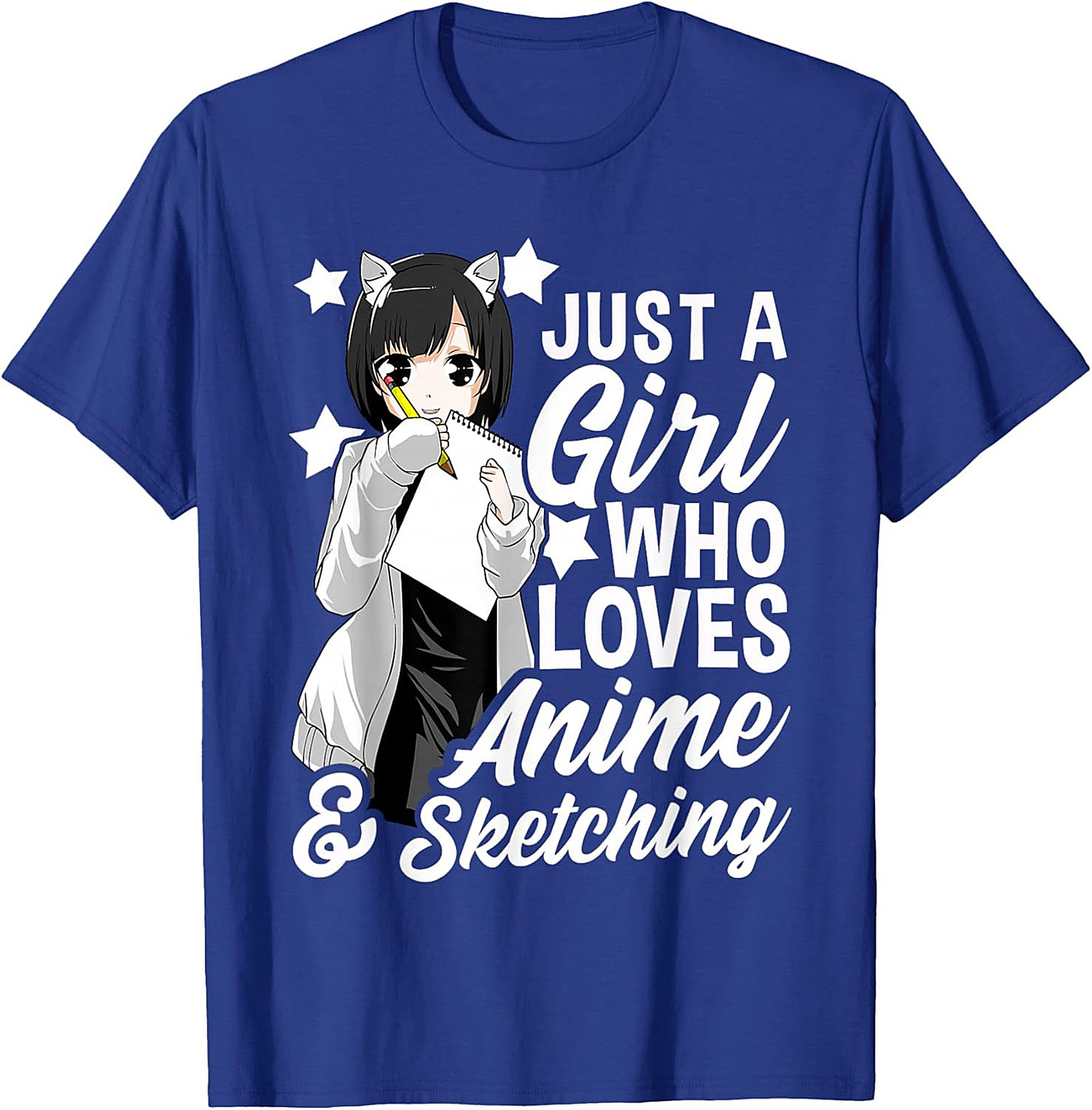 Anime Sketching Graphic Tee | Funny Shirt | Soft Cotton Gift