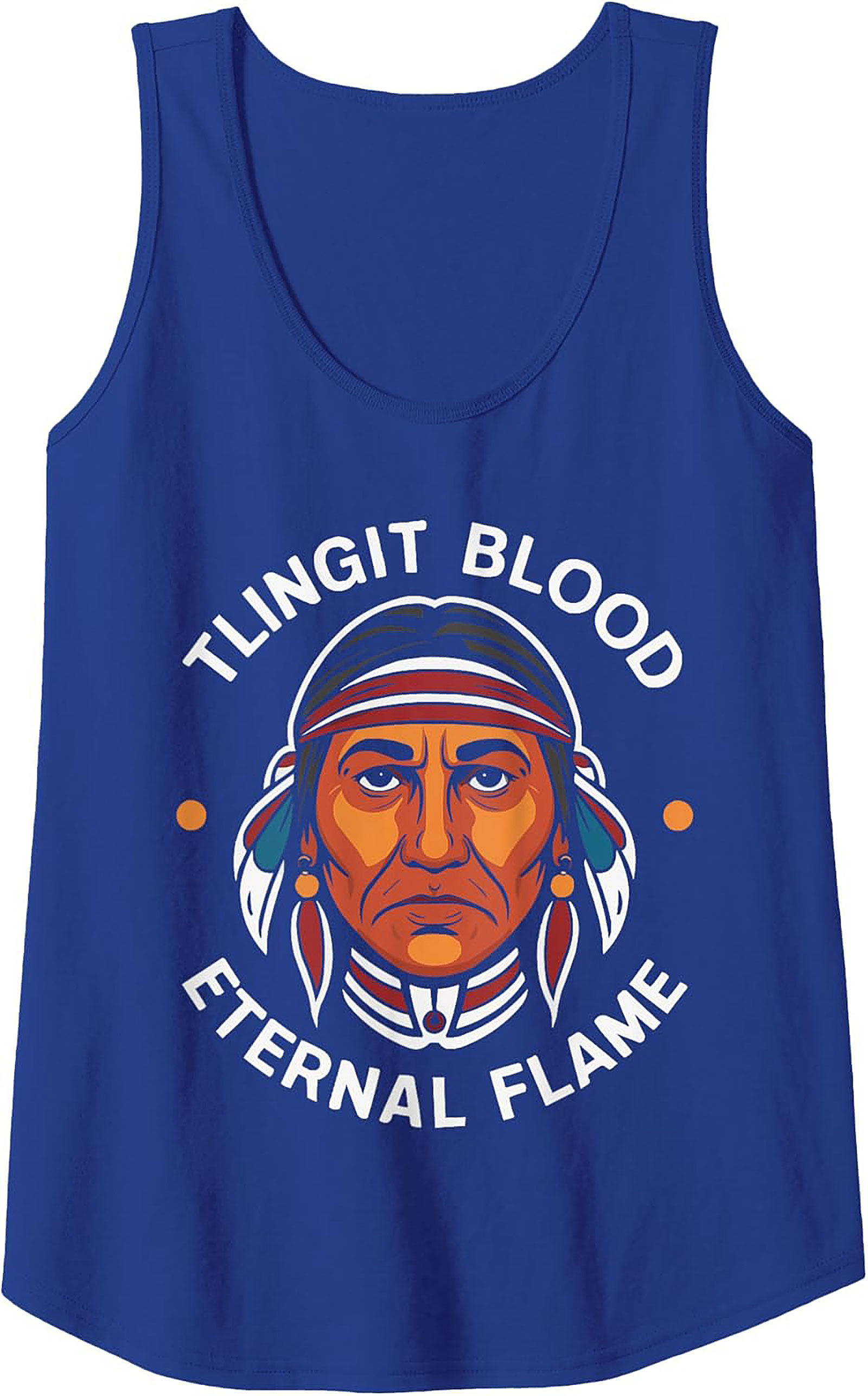 Tlingit Pride Tank Top Eternal Flame Sleeveless Shirt