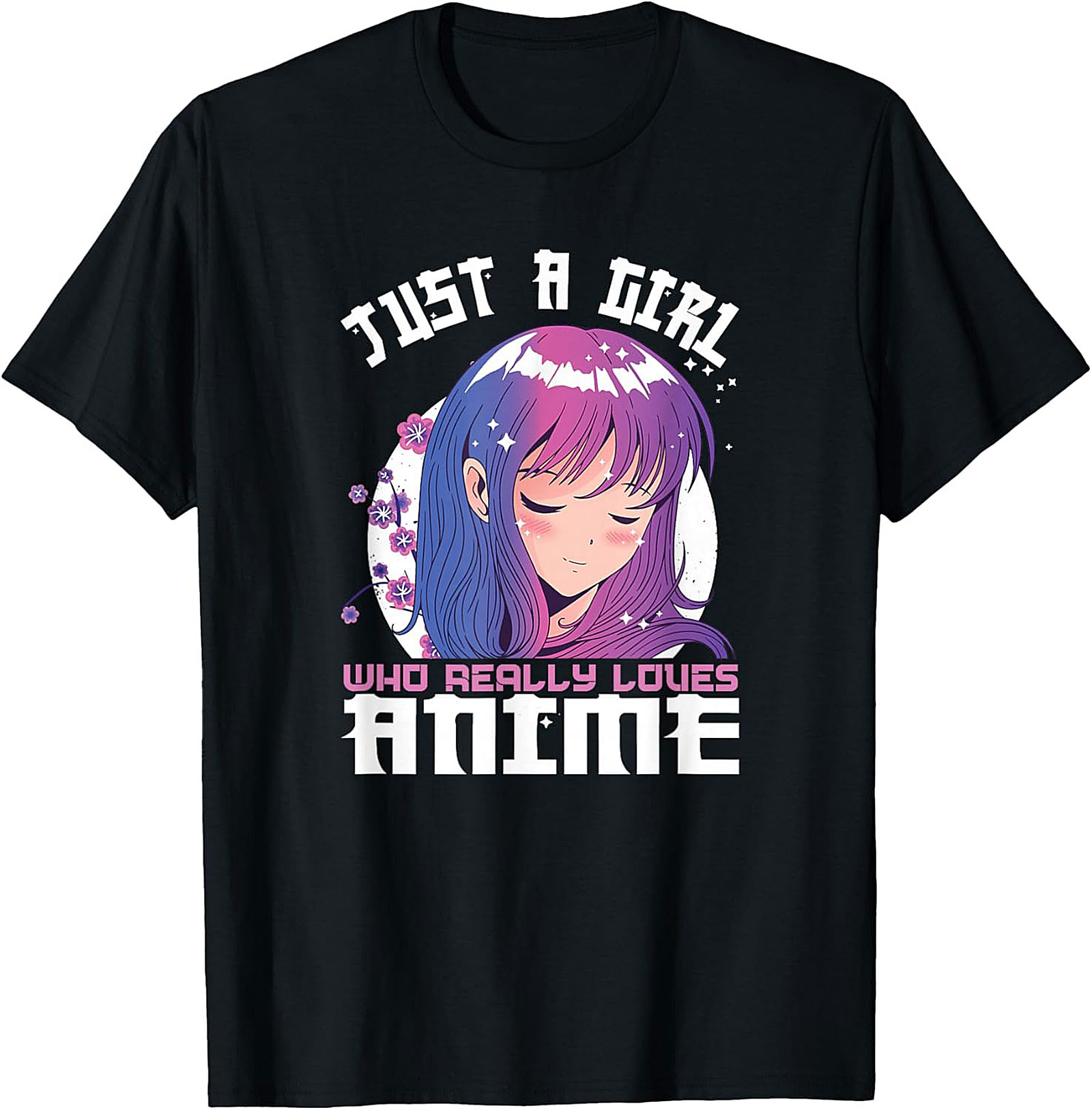 Anime Lover Graphic Tee | Just A Girl Who Loves Anime Shirt