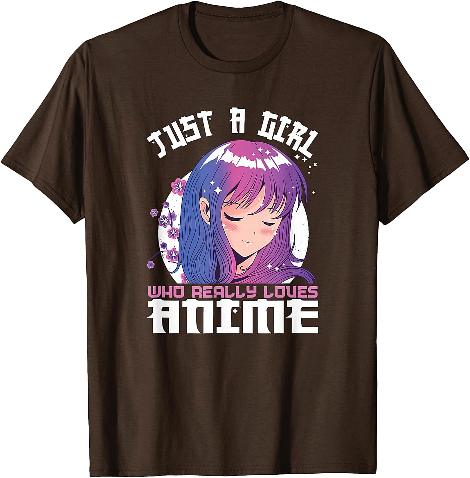 Anime Lover Graphic Tee | Just A Girl Who Loves Anime Shirt