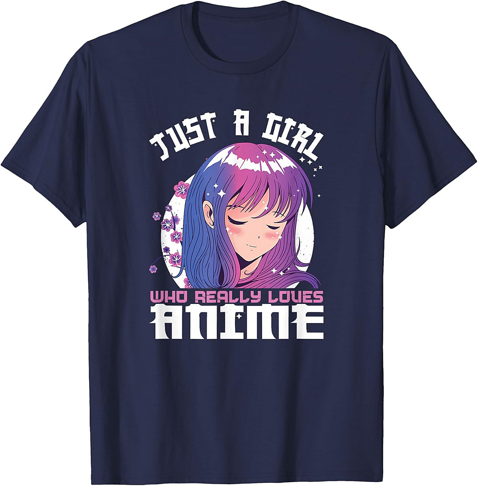 Anime Lover Graphic Tee | Just A Girl Who Loves Anime Shirt