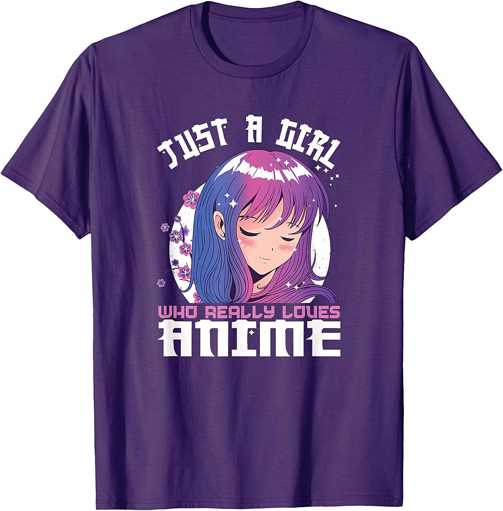 Anime Lover Graphic Tee | Just A Girl Who Loves Anime Shirt