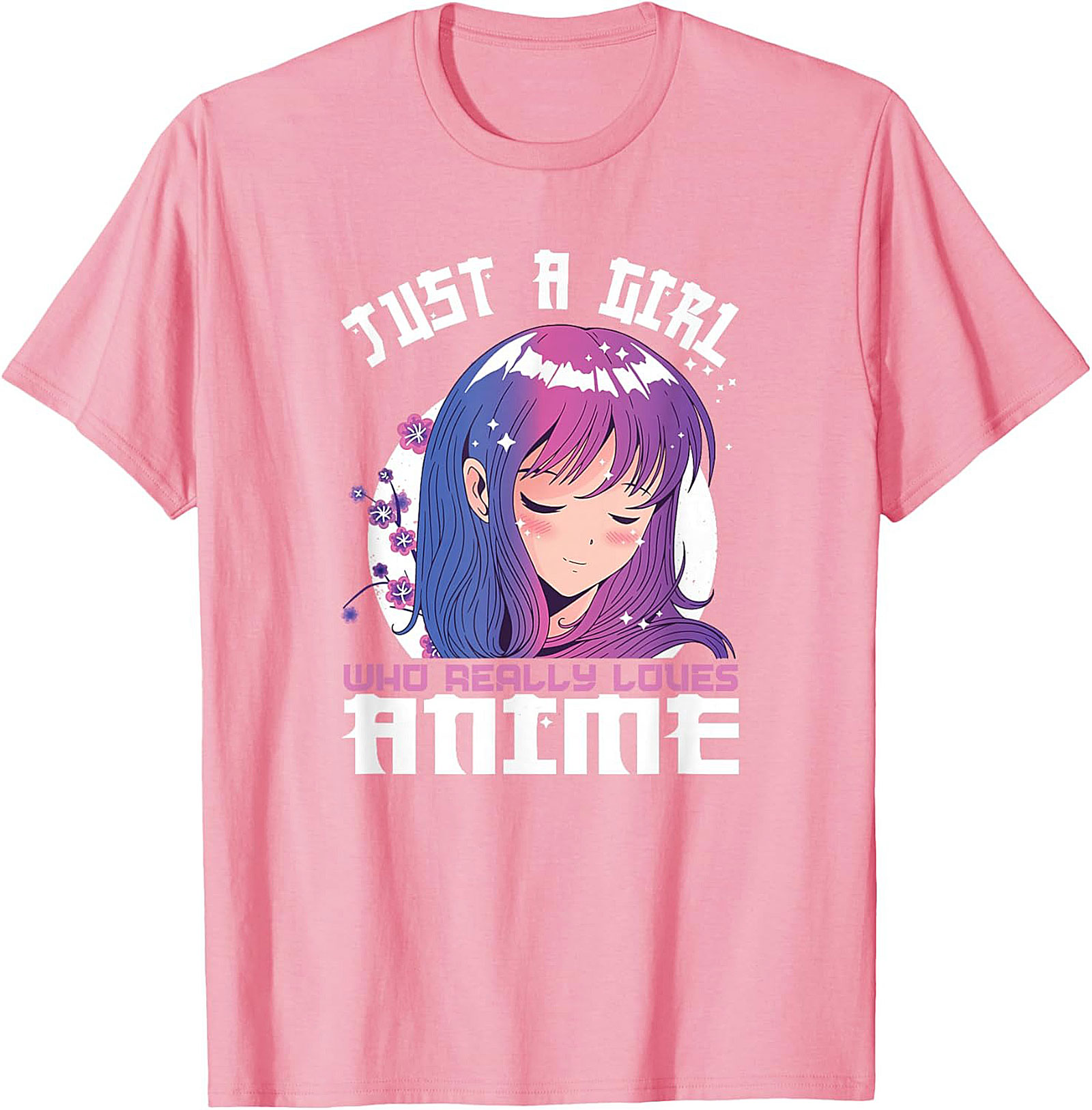 Anime Lover Graphic Tee | Just A Girl Who Loves Anime Shirt