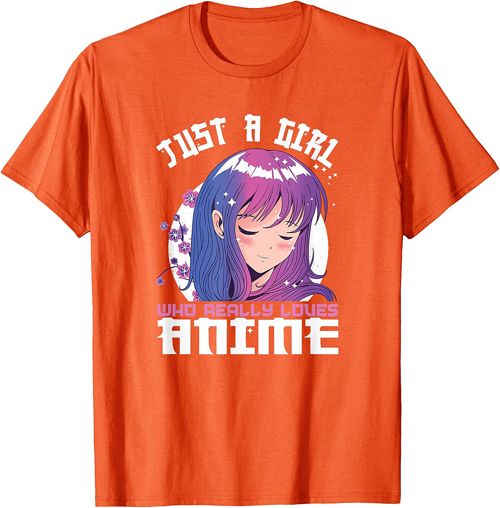 Anime Lover Graphic Tee | Just A Girl Who Loves Anime Shirt