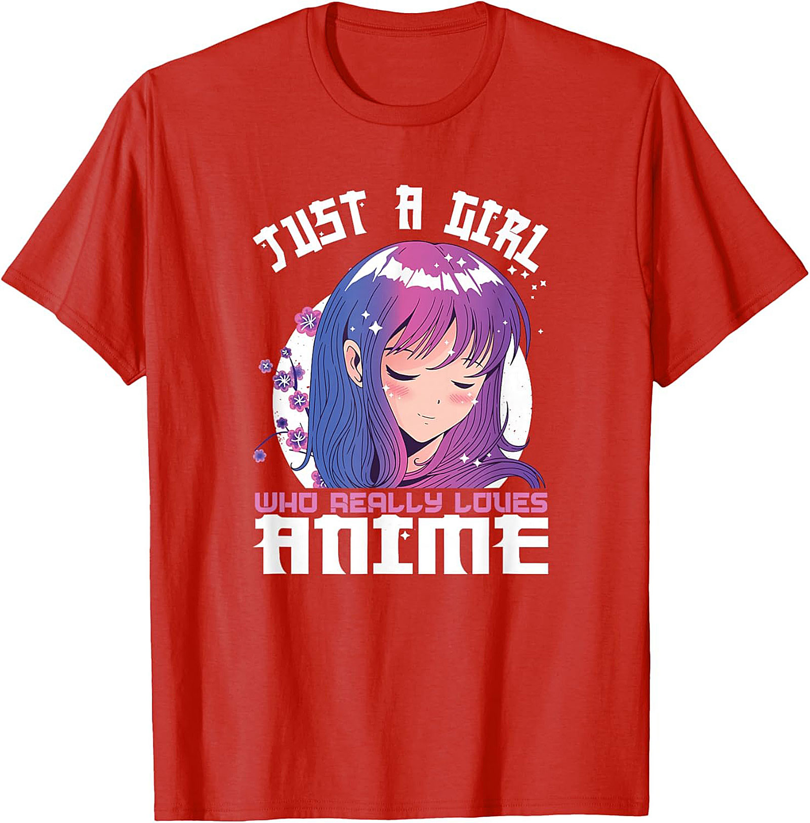 Anime Lover Graphic Tee | Just A Girl Who Loves Anime Shirt