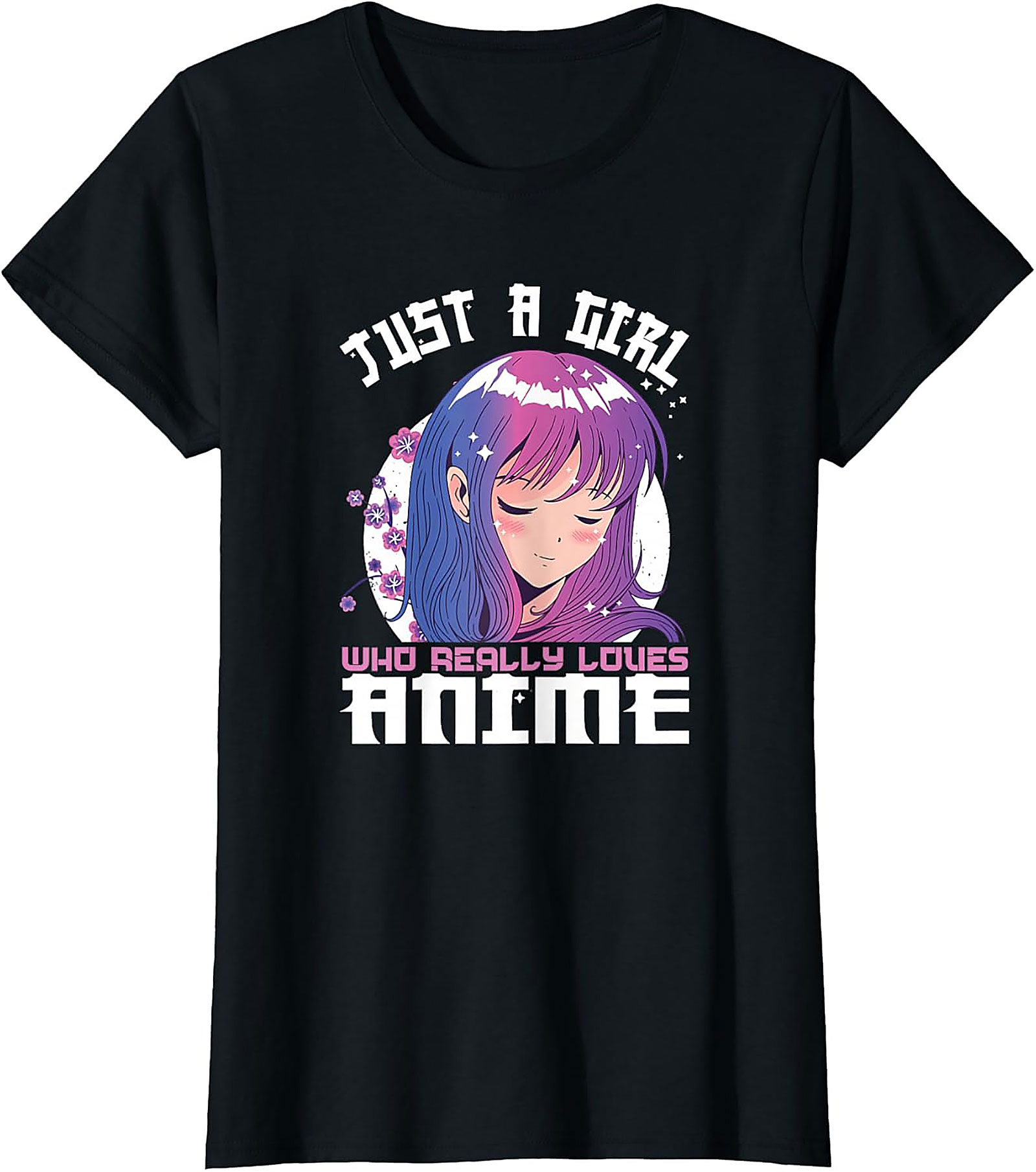 Anime Lover Graphic Tee | Just A Girl Who Loves Anime Shirt