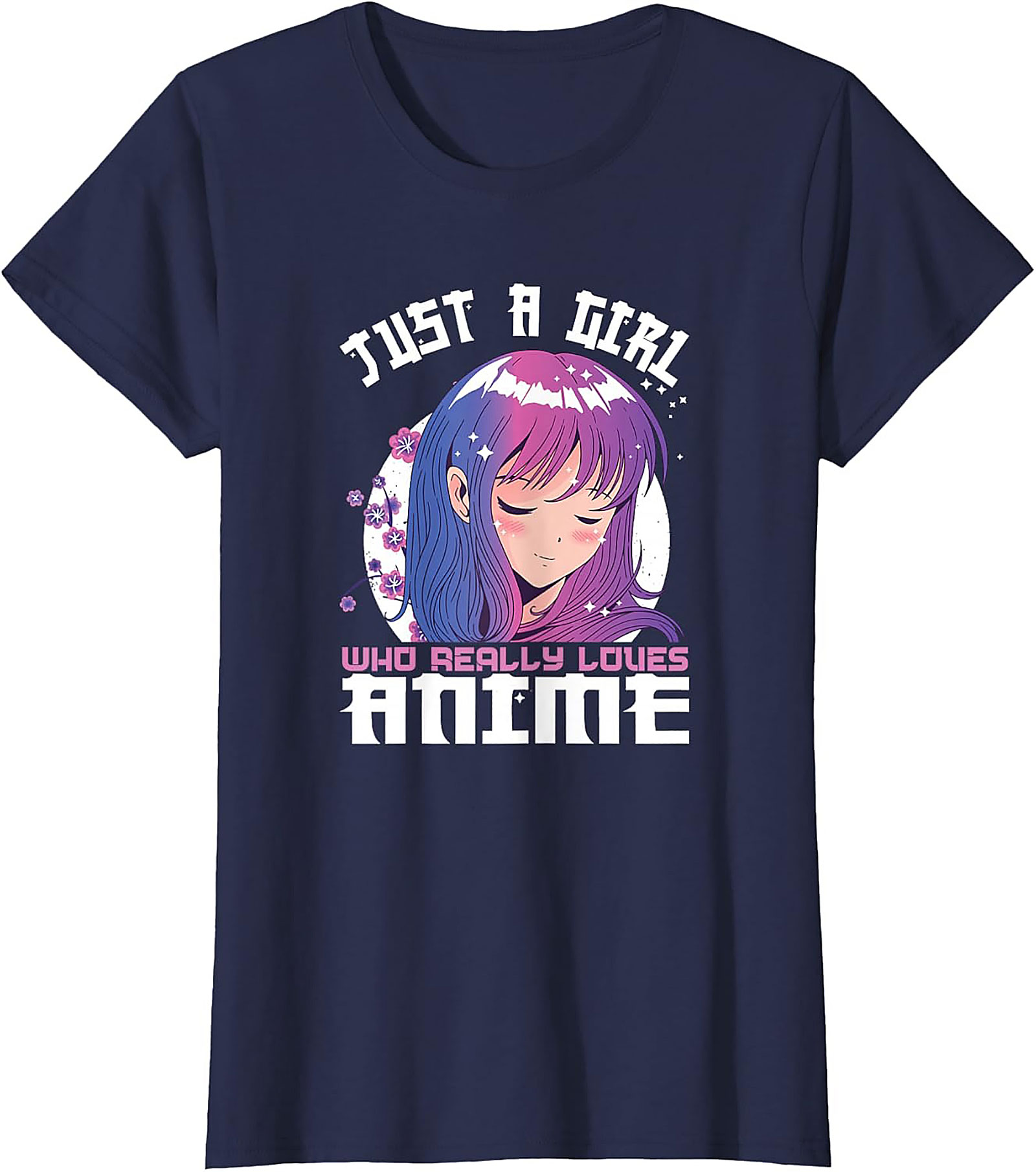 Anime Lover Graphic Tee | Just A Girl Who Loves Anime Shirt
