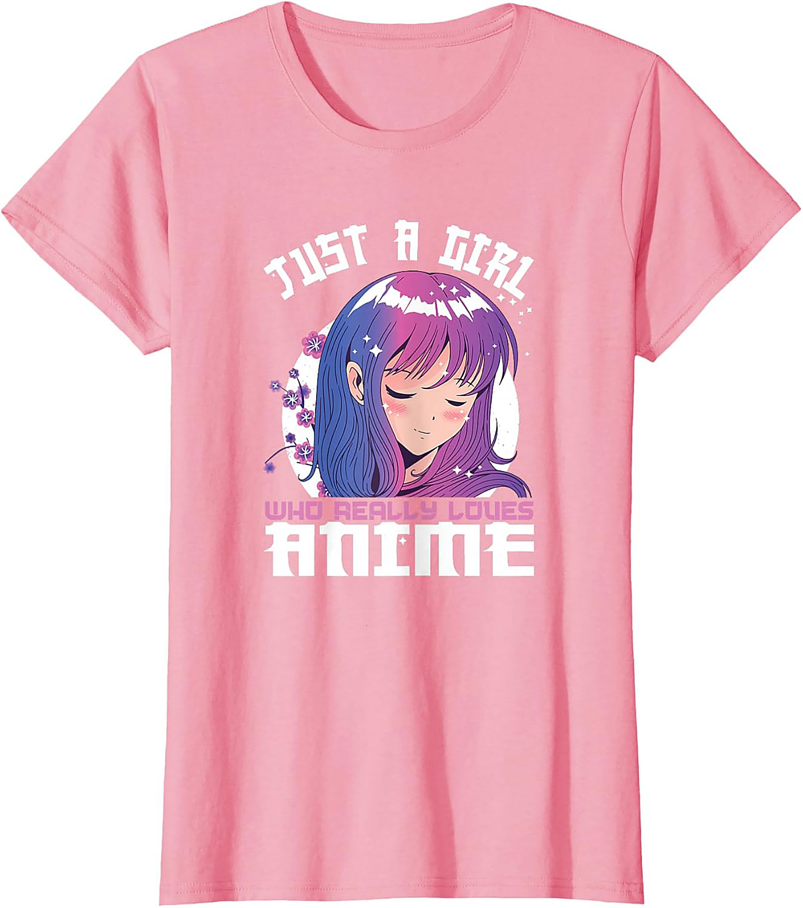 Anime Lover Graphic Tee | Just A Girl Who Loves Anime Shirt