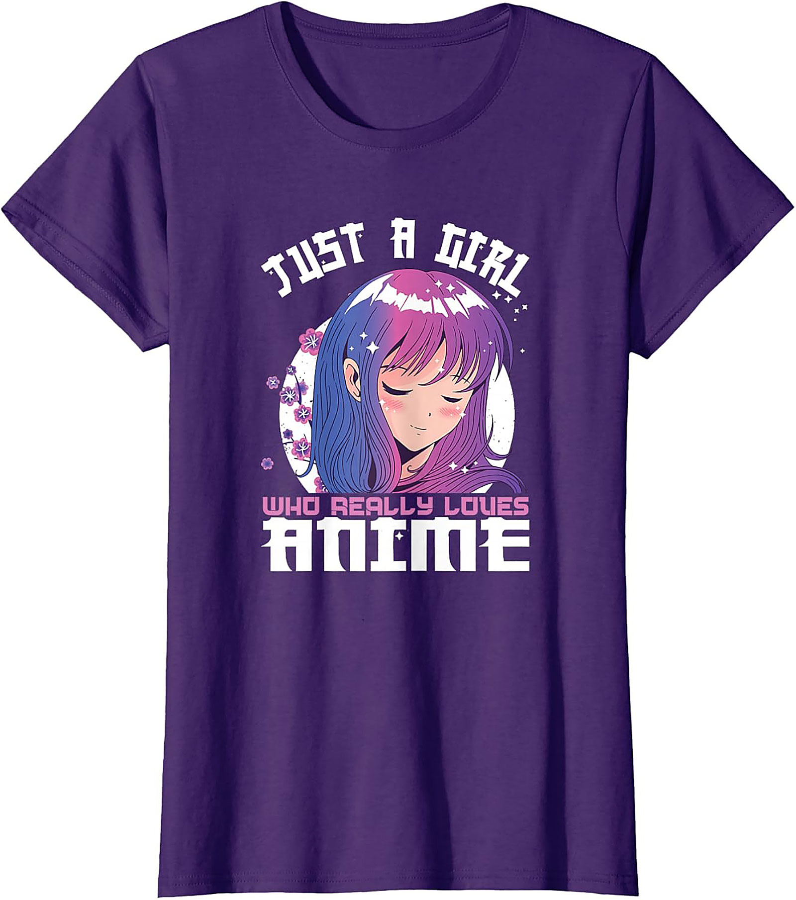 Anime Lover Graphic Tee | Just A Girl Who Loves Anime Shirt