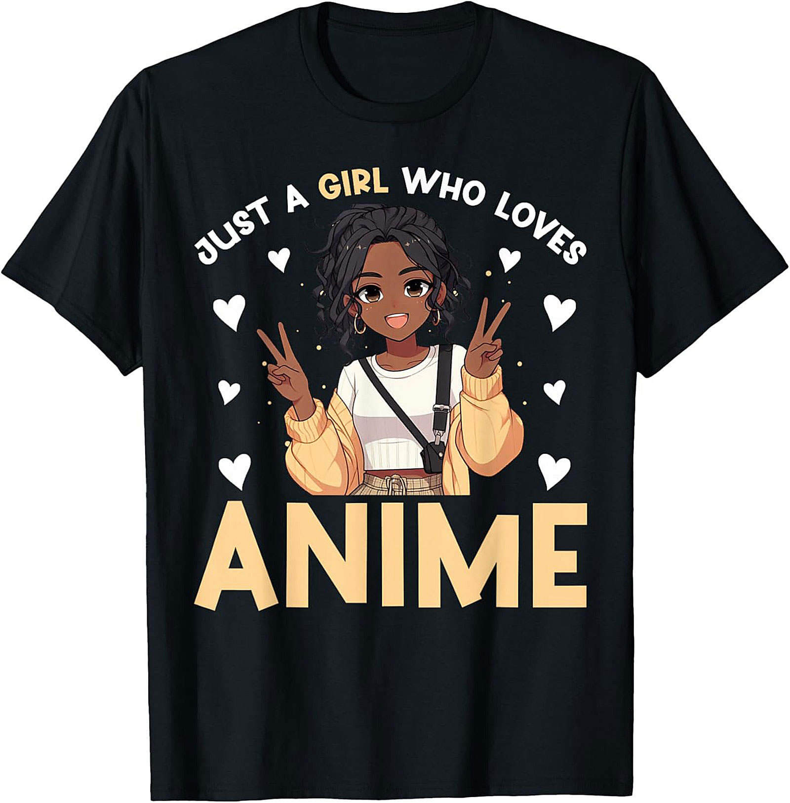 Cute Anime Girl T-shirt | Just A Girl Who Loves Anime Tee