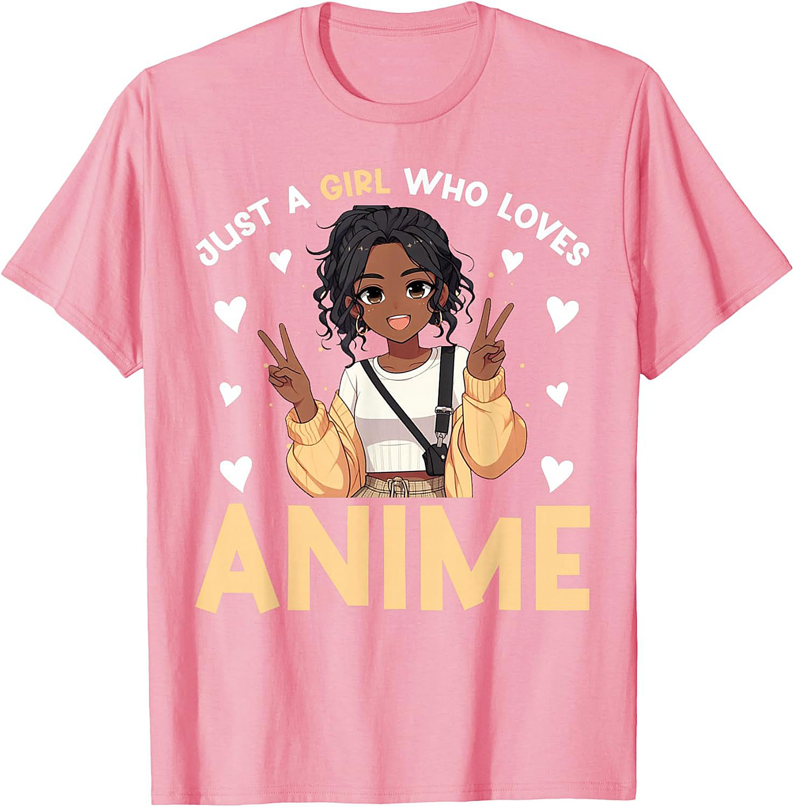 Cute Anime Girl T-shirt | Just A Girl Who Loves Anime Tee