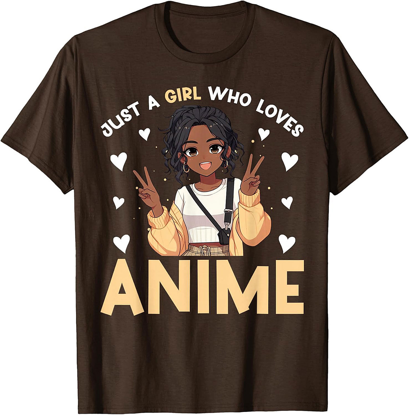 Cute Anime Girl T-shirt | Just A Girl Who Loves Anime Tee