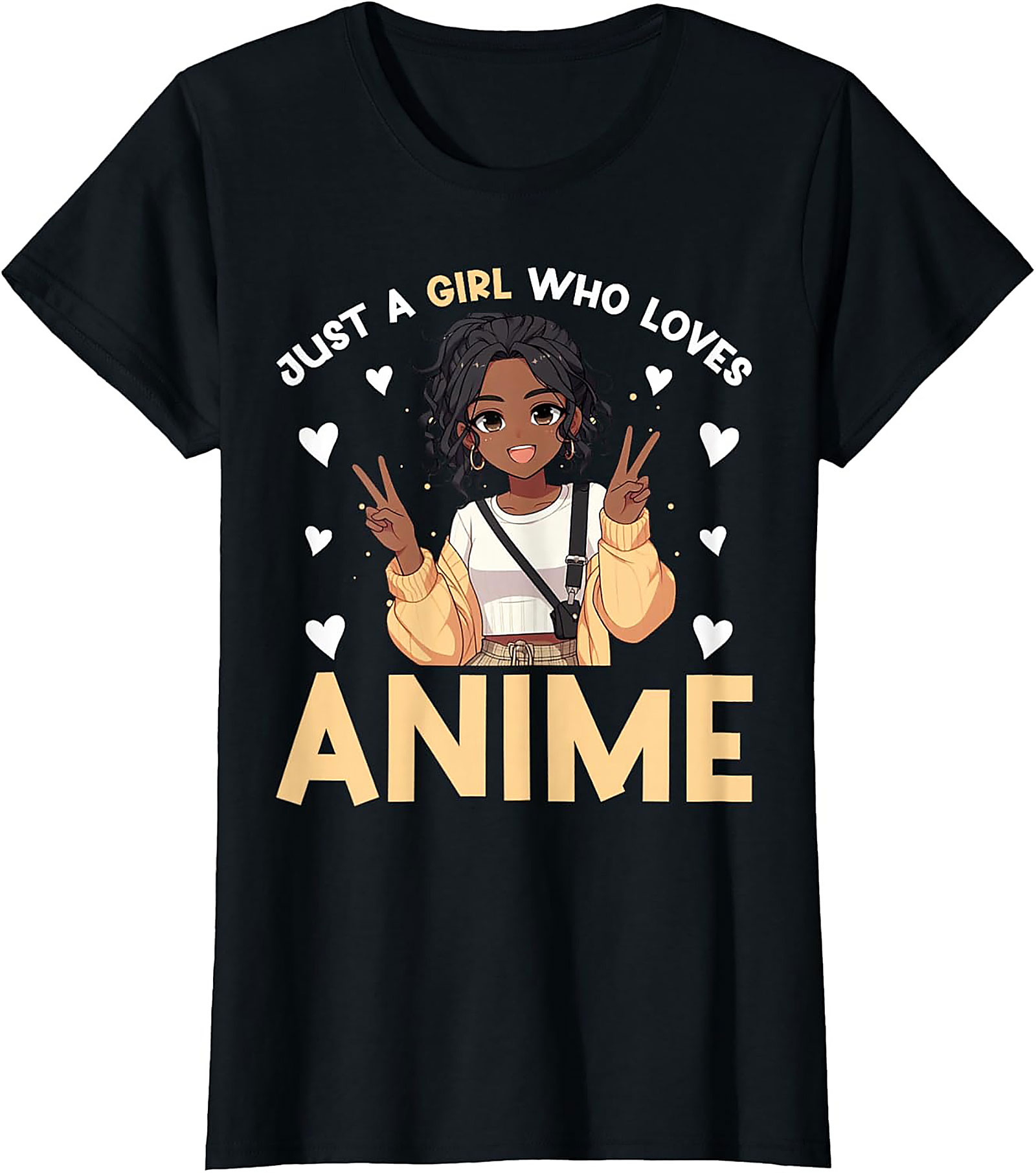 Cute Anime Girl T-shirt | Just A Girl Who Loves Anime Tee
