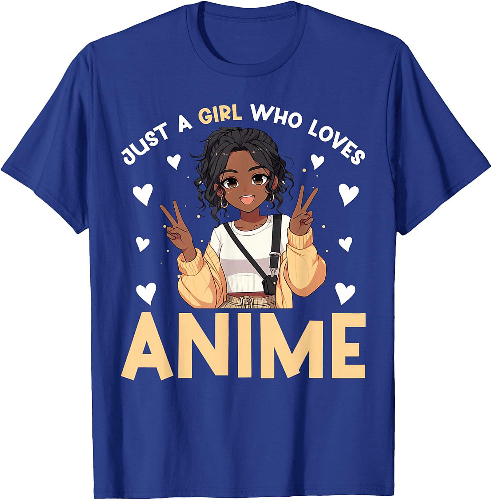 Cute Anime Girl T-shirt | Just A Girl Who Loves Anime Tee