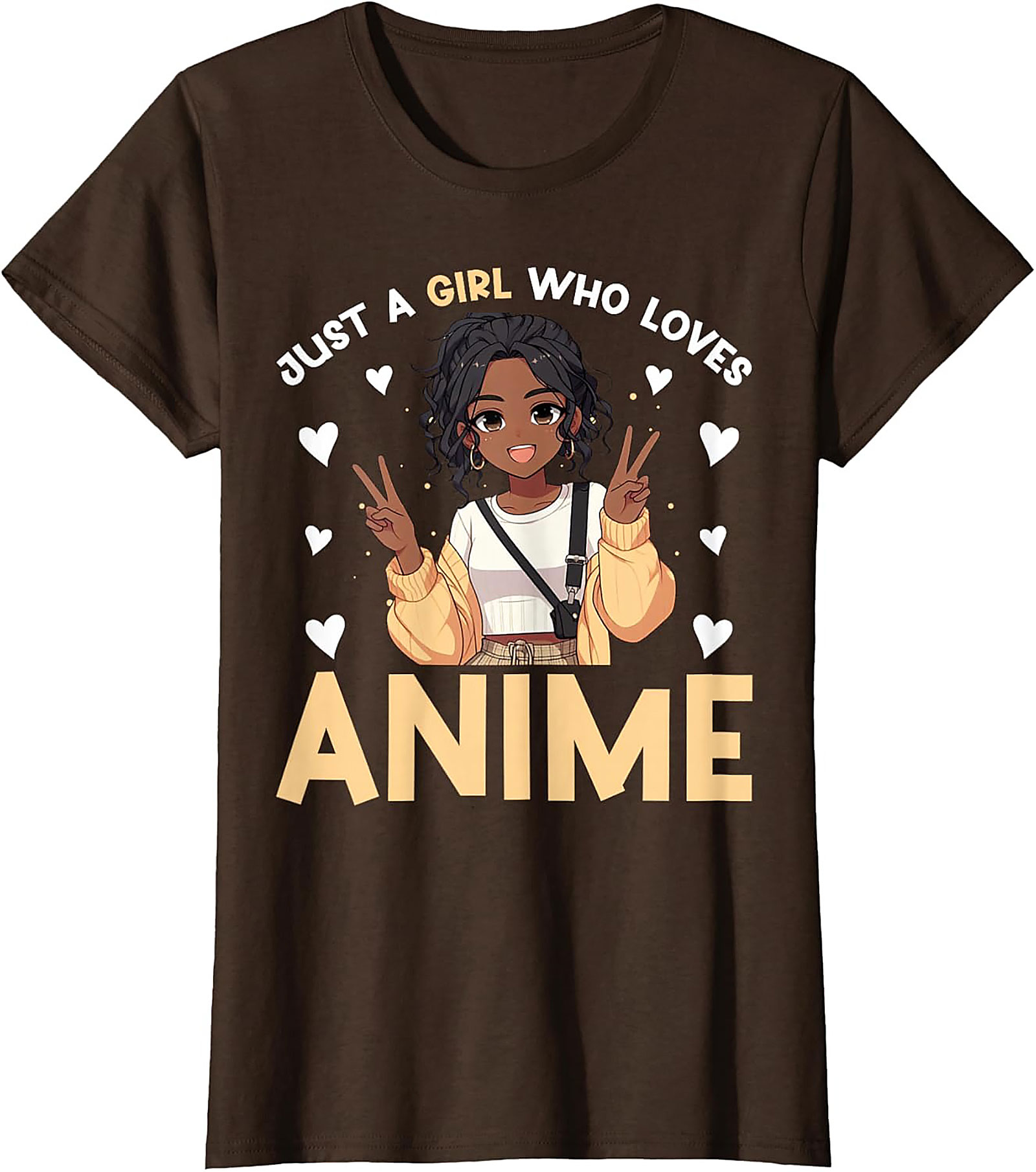 Cute Anime Girl T-shirt | Just A Girl Who Loves Anime Tee