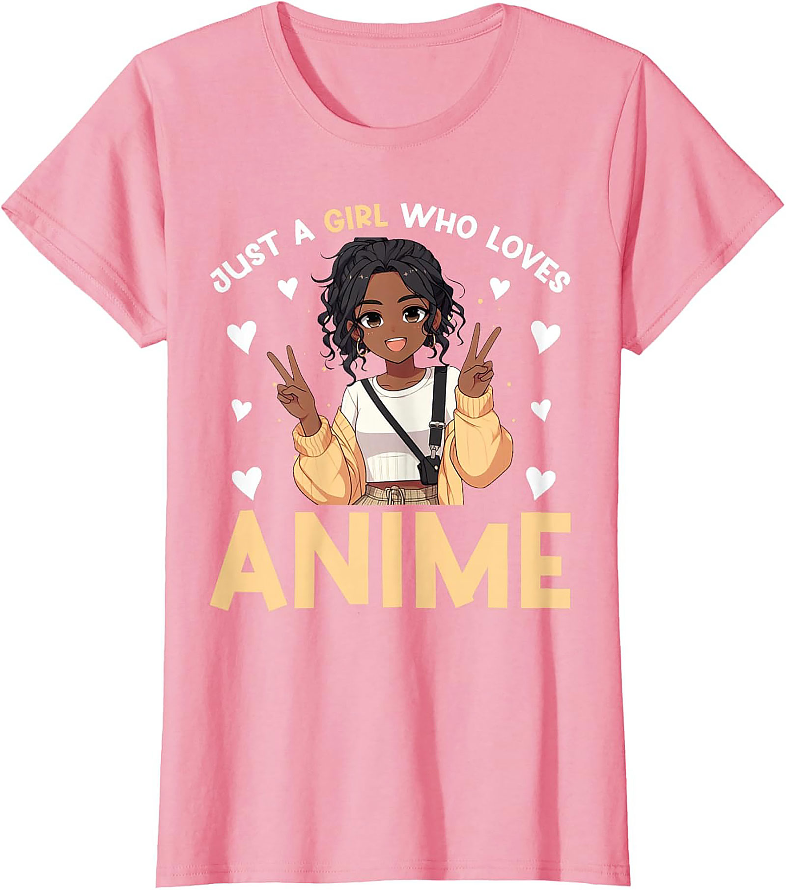 Cute Anime Girl T-shirt | Just A Girl Who Loves Anime Tee