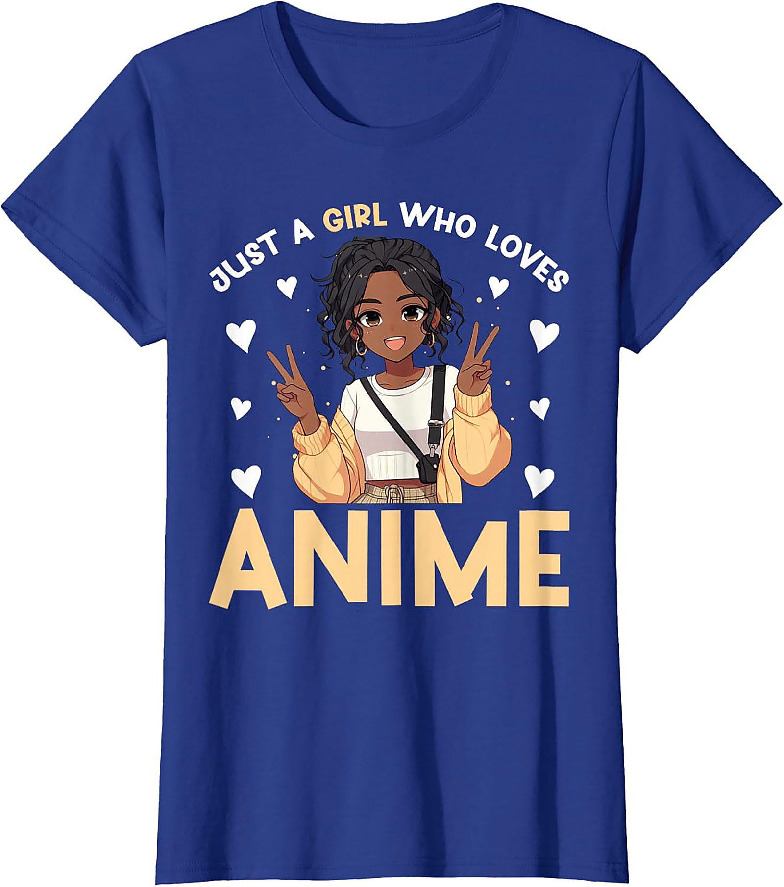 Cute Anime Girl T-shirt | Just A Girl Who Loves Anime Tee