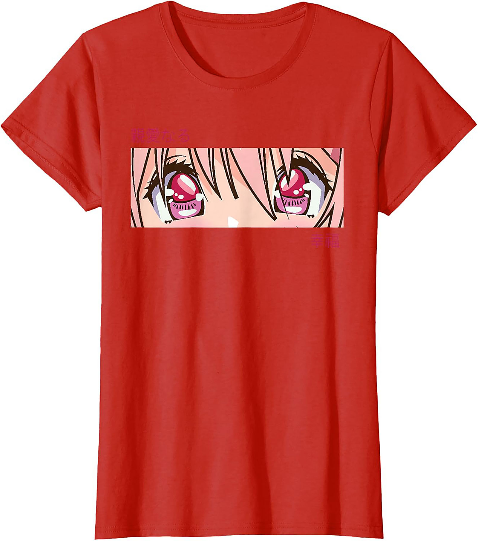 Anime Eyes Graphic Tee | Beloved Japanese Aesthetic Shirt