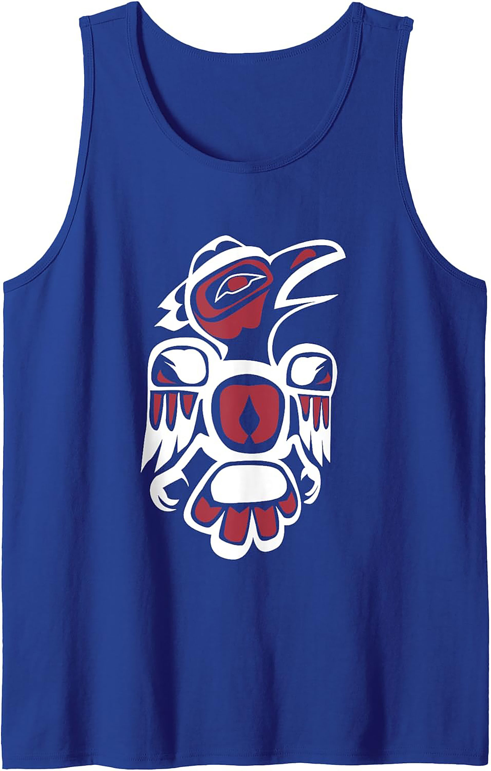 Raven Graphic Tank Top PNW Tribal Sleeveless Shirt