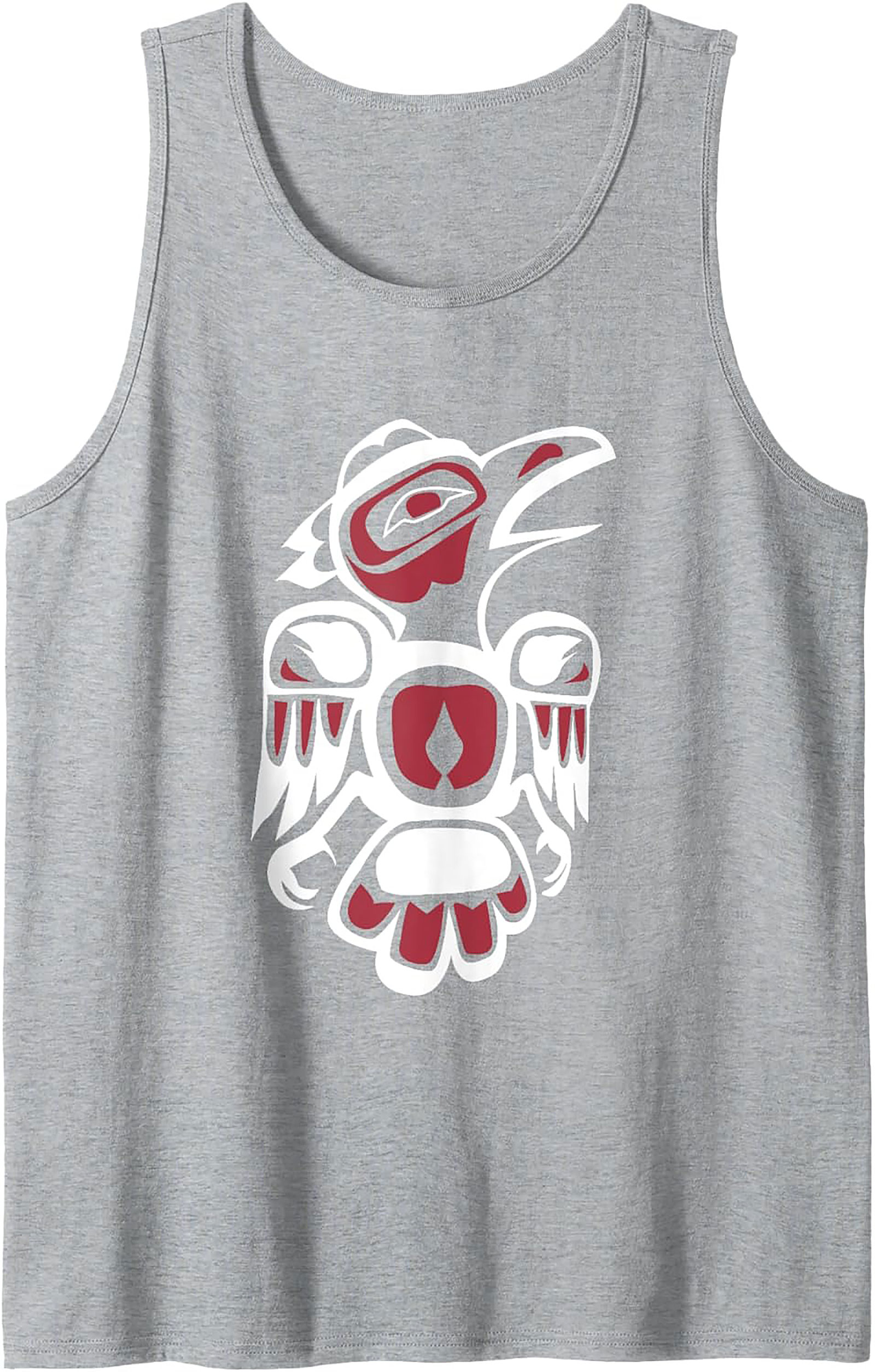 Raven Graphic Tank Top PNW Tribal Sleeveless Shirt