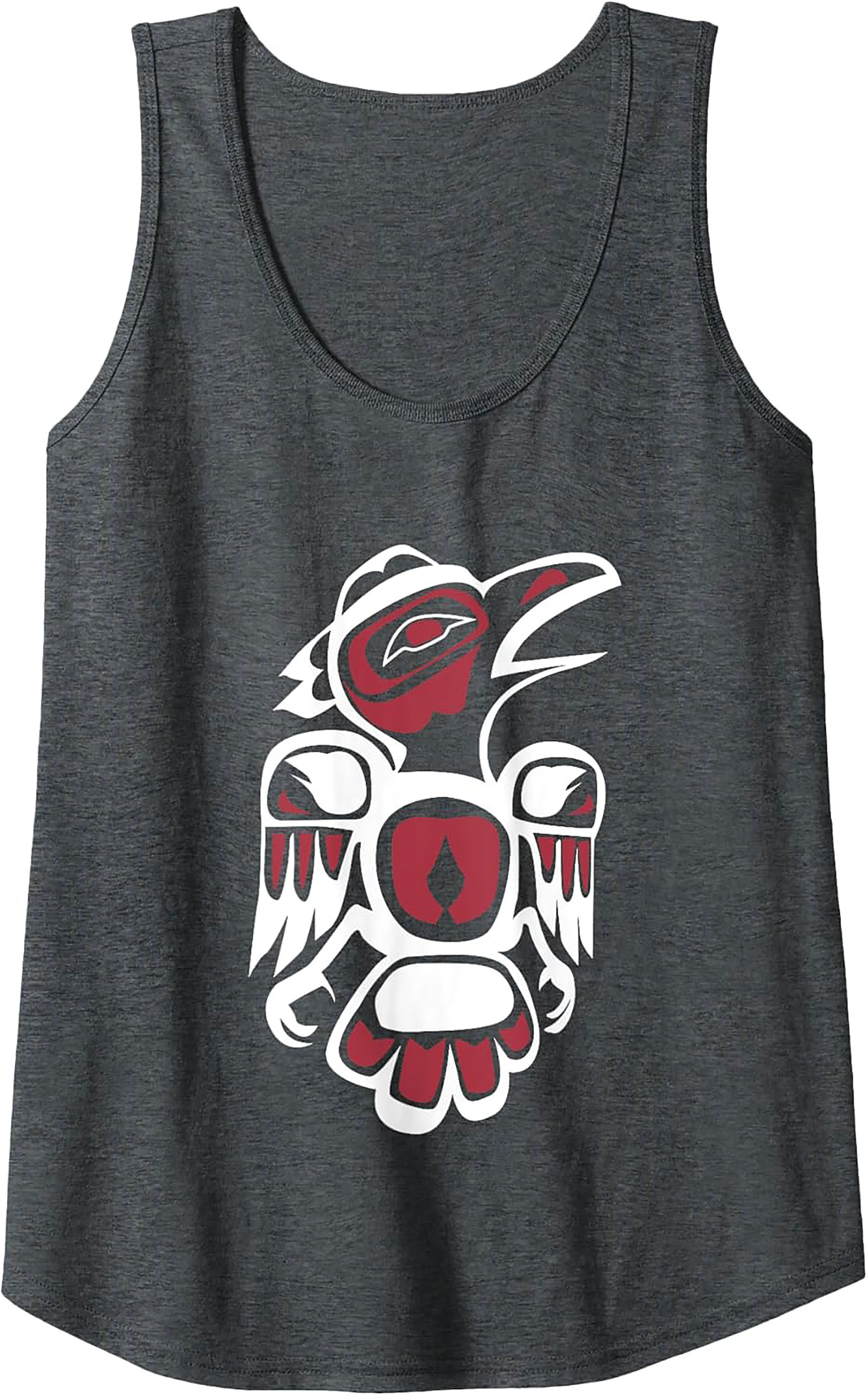 Raven Graphic Tank Top PNW Tribal Sleeveless Shirt