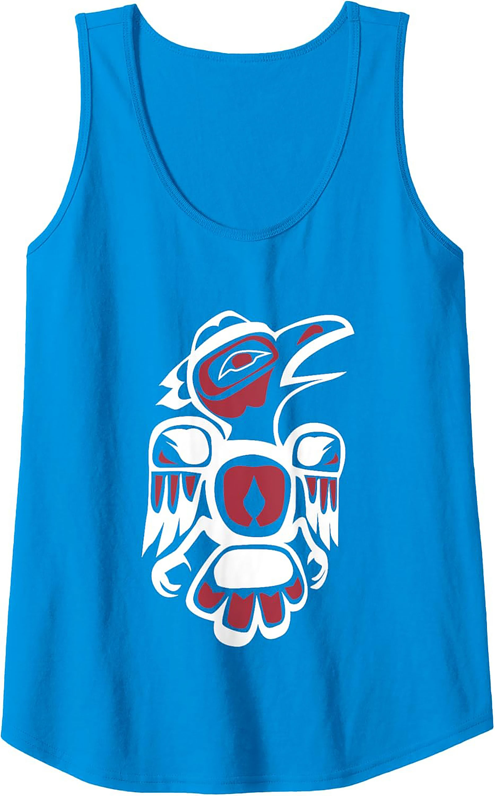 Raven Graphic Tank Top PNW Tribal Sleeveless Shirt