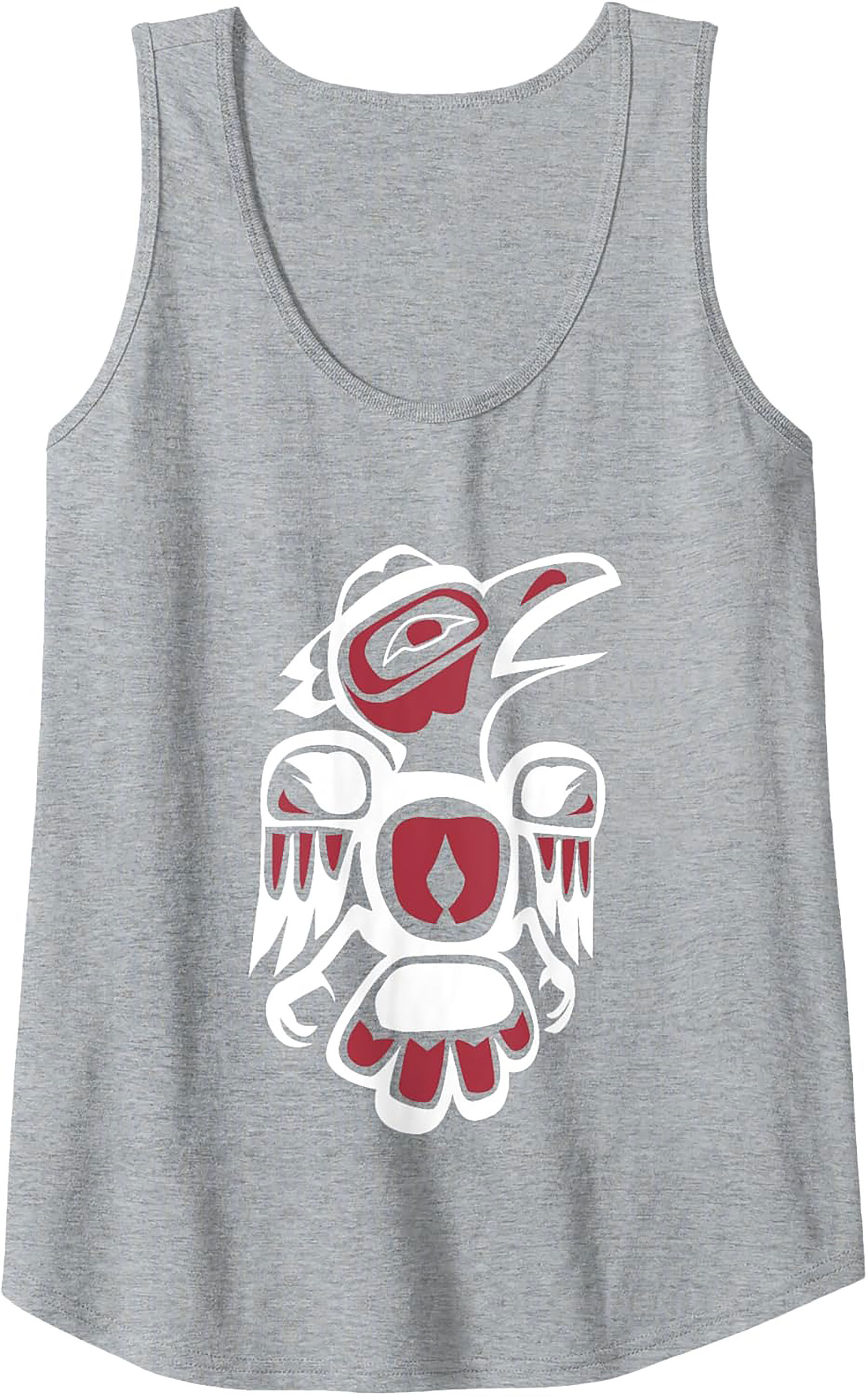 Raven Graphic Tank Top PNW Tribal Sleeveless Shirt