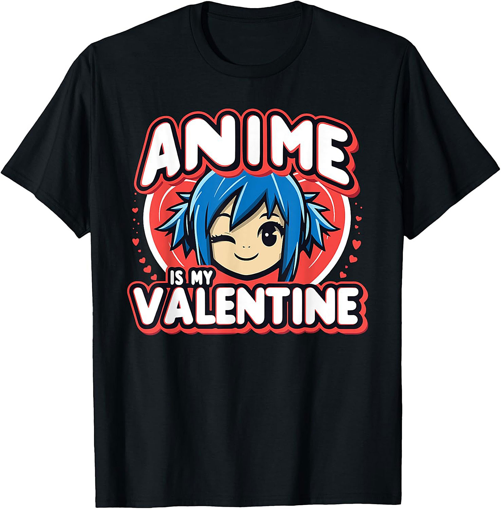Anime Valentine T-shirt | Funny Otaku Graphic Tee Gift